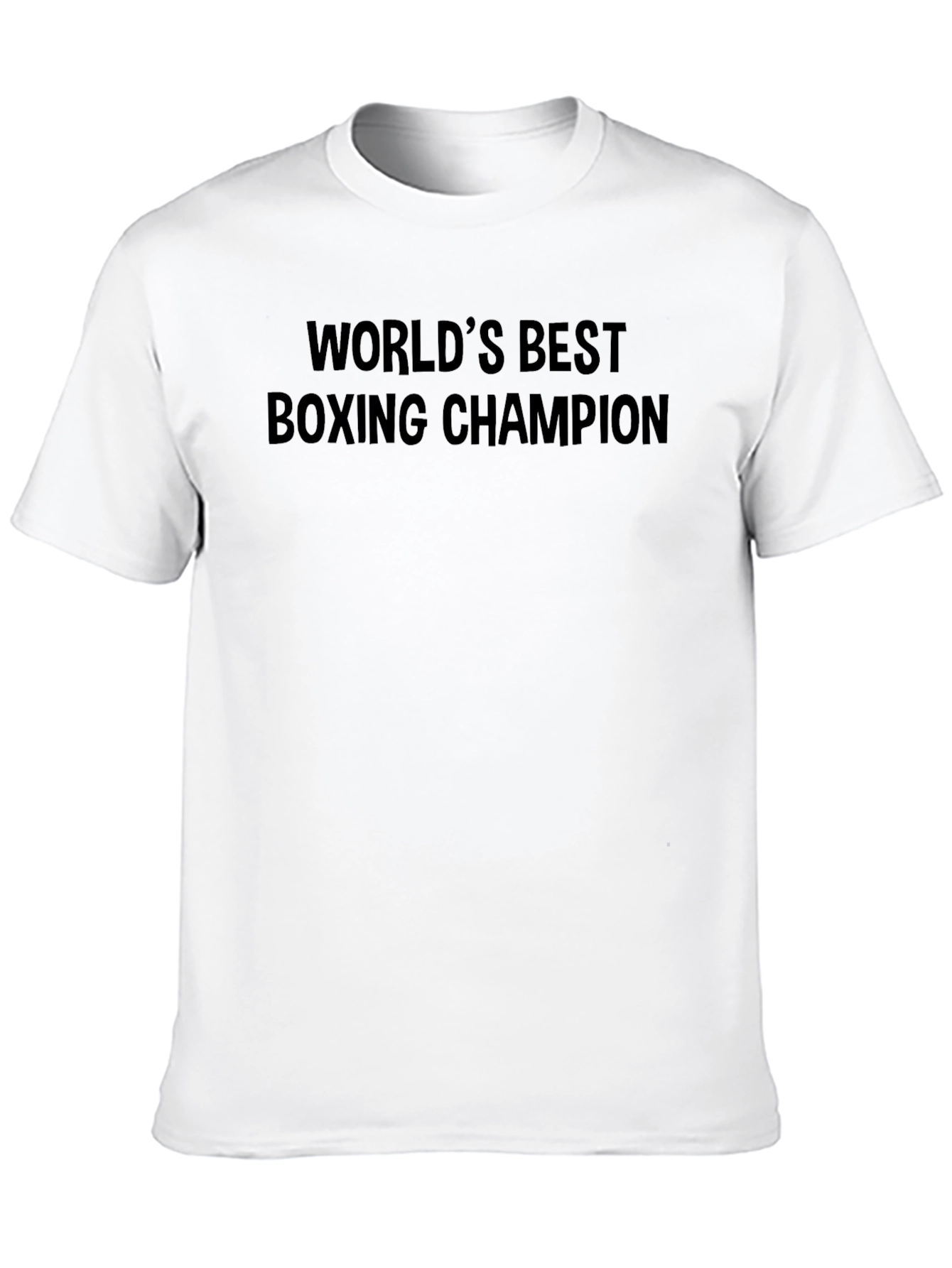 Worlds Best Boxing Champion Black T-Shirt