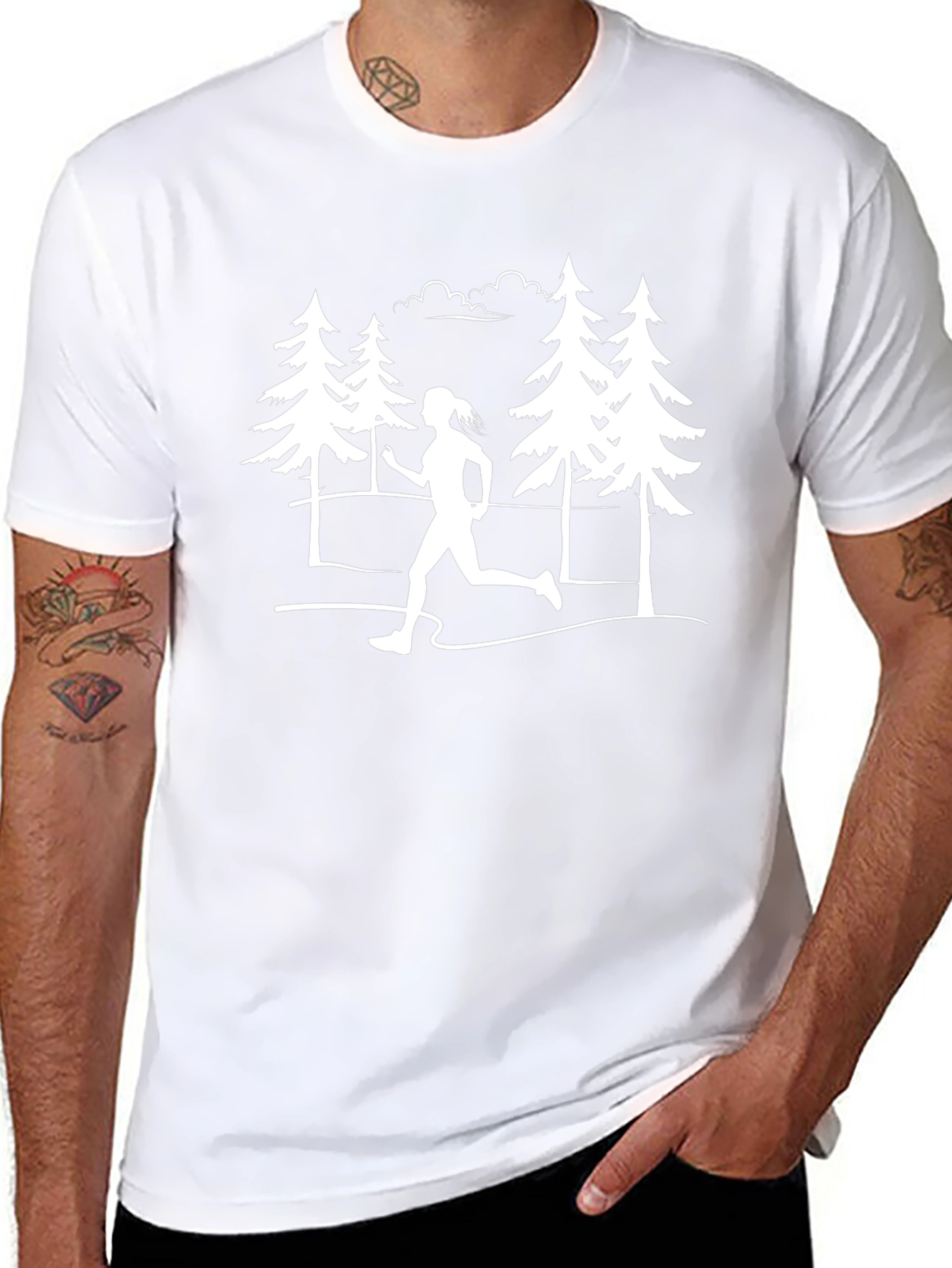 Trail Runner T-Shirt - Nature Inspired Graphic Tee