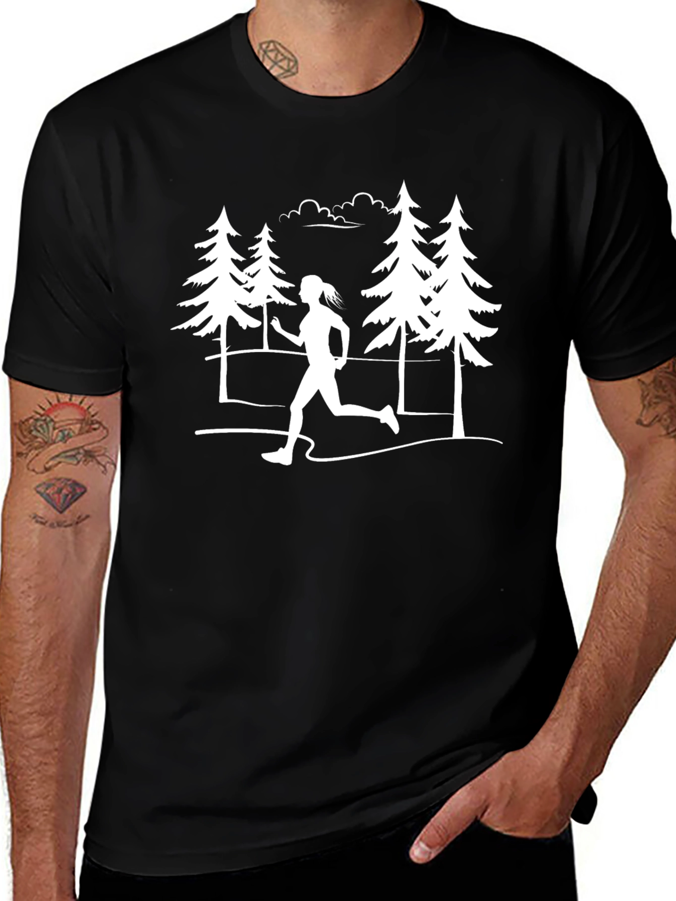 Trail Runner T-Shirt - Nature Inspired Graphic Tee