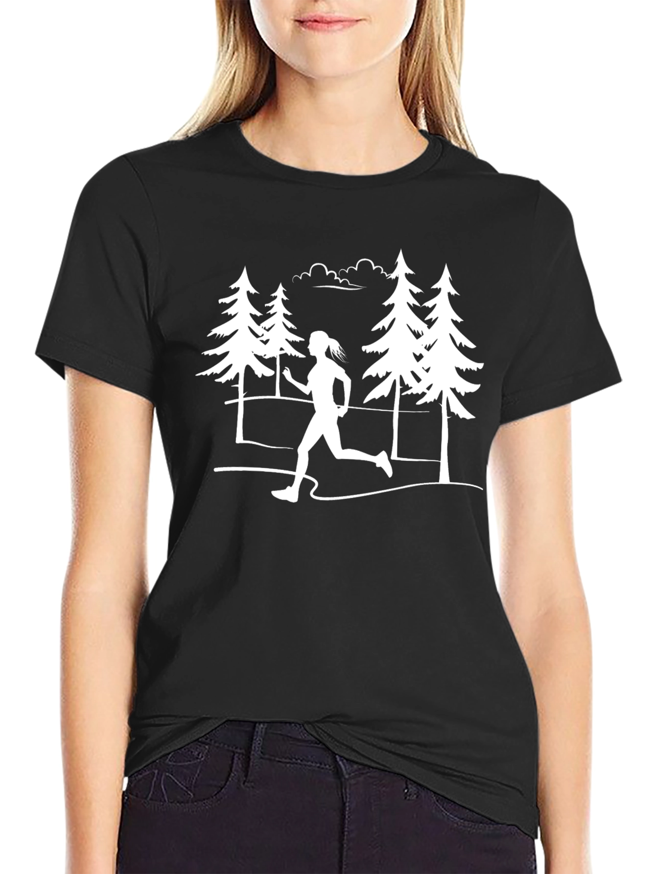 Trail Runner T-Shirt - Nature Inspired Graphic Tee