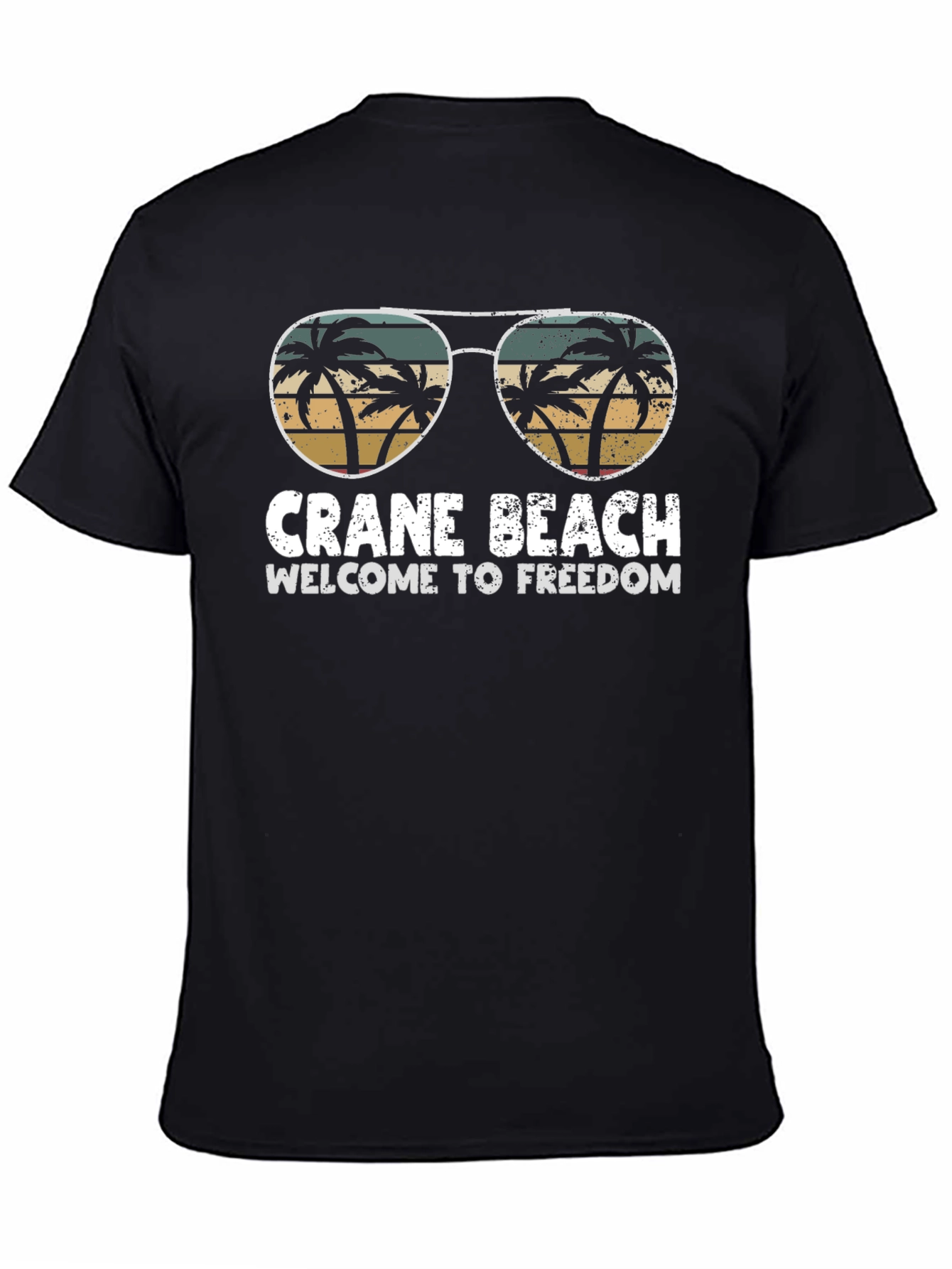 Crane Beach Graphic T-Shirt - Welcome to Freedom