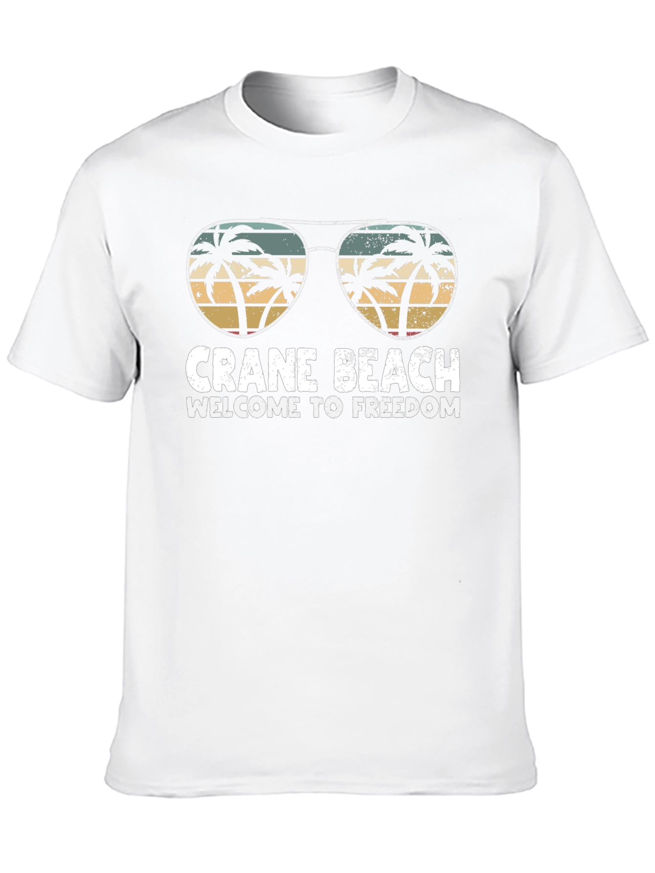 Crane Beach Graphic T-Shirt - Welcome to Freedom