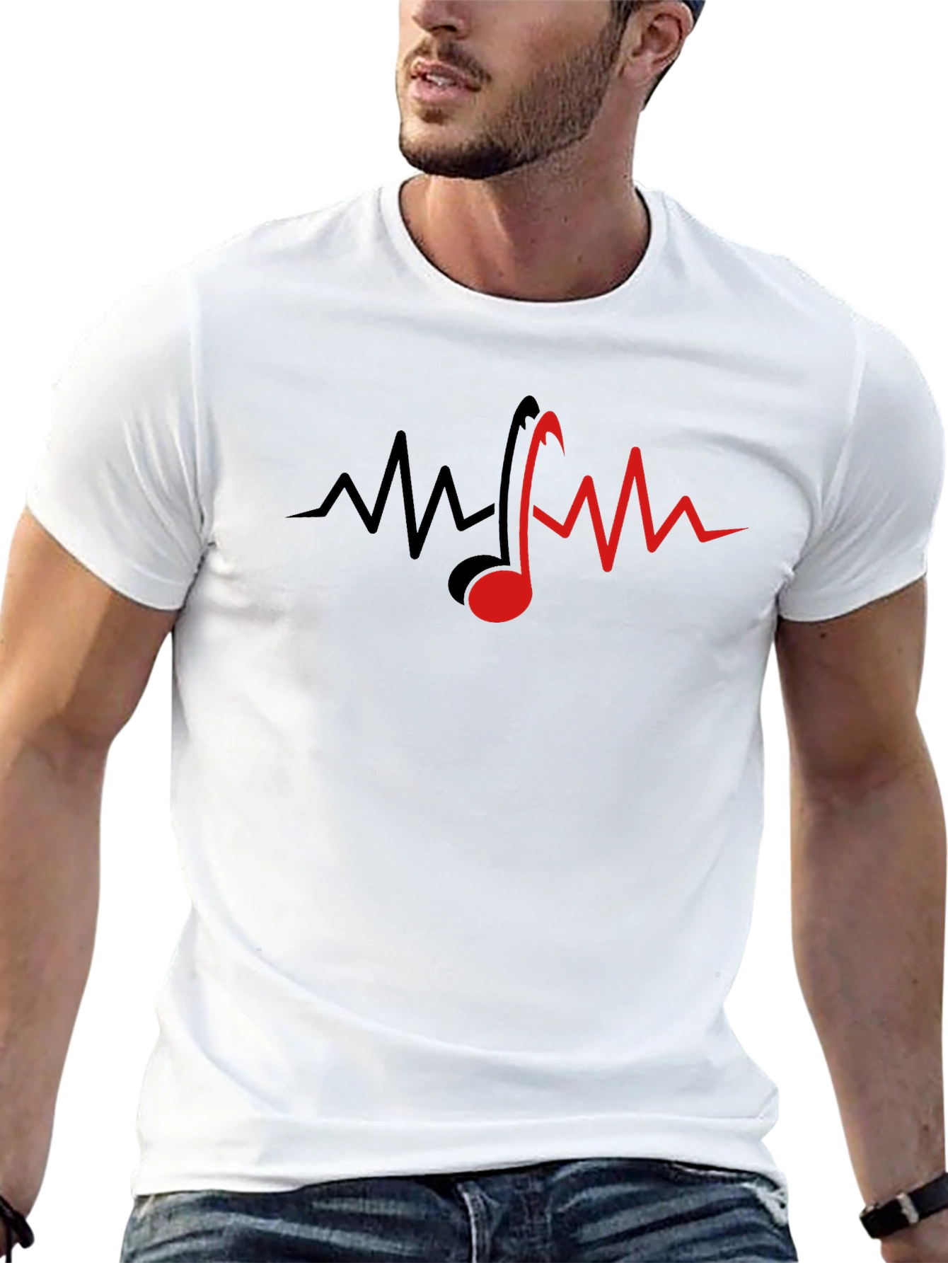Music Heartbeat Graphic Tee