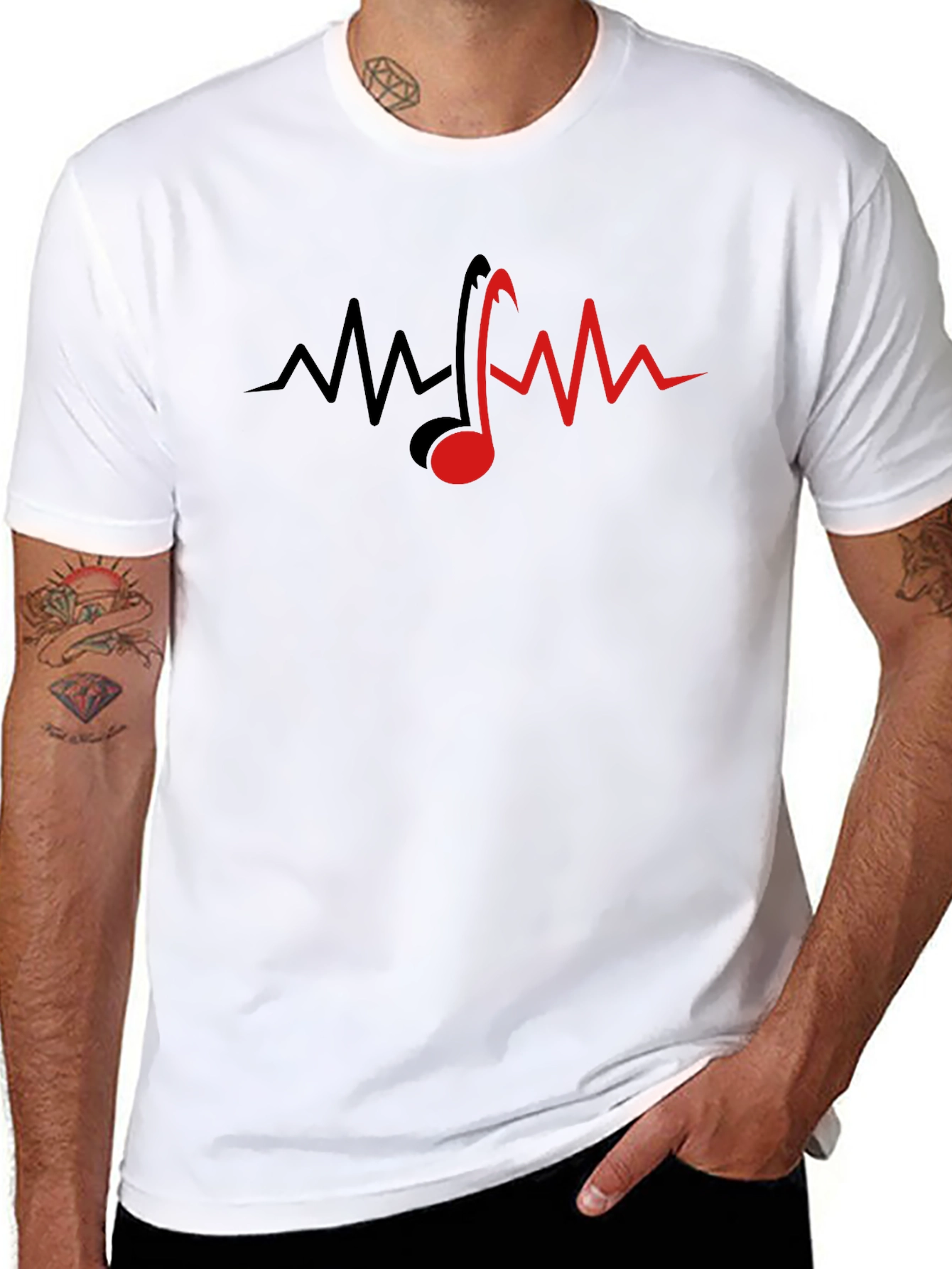 Music Heartbeat Graphic Tee