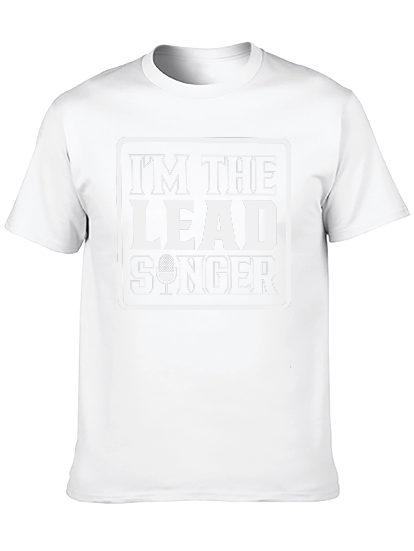 Im The Lead Singer Black Graphic Tee