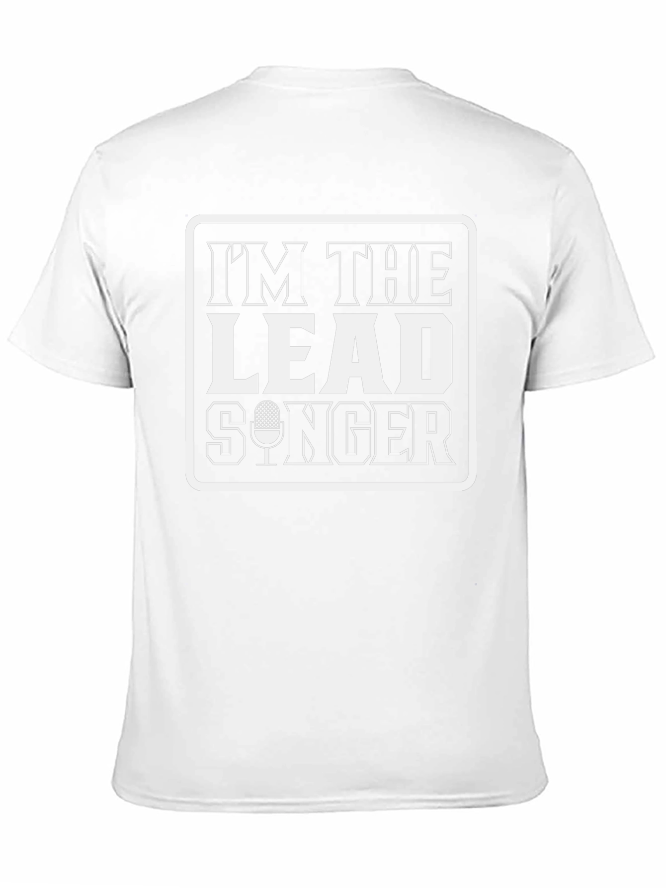 Im The Lead Singer Black Graphic Tee