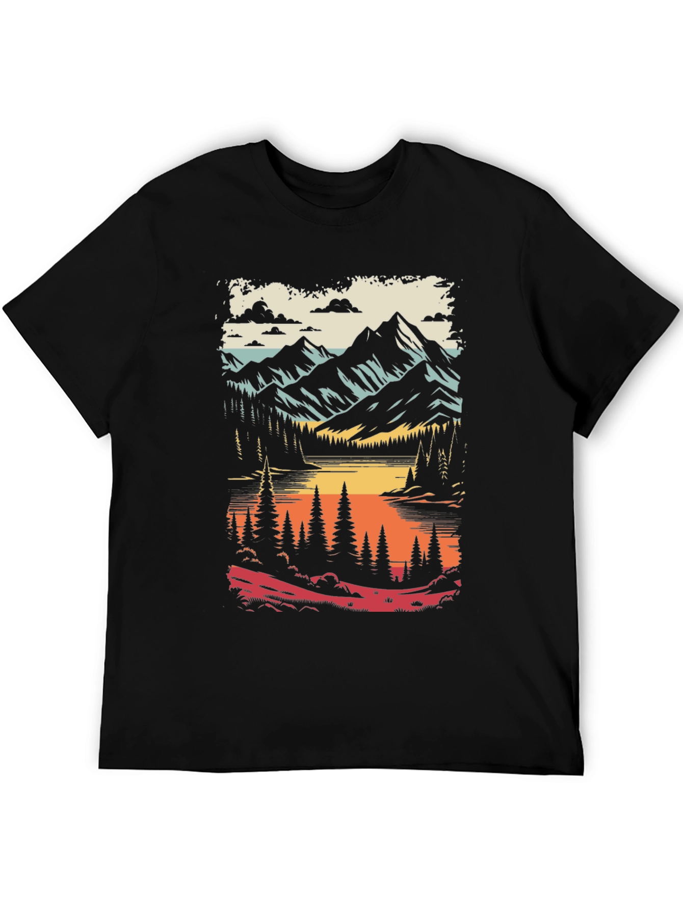 Mountain Lake Graphic Tee - Adventure Ready