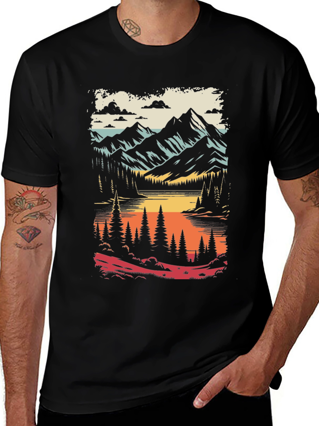 Mountain Lake Graphic Tee - Adventure Ready