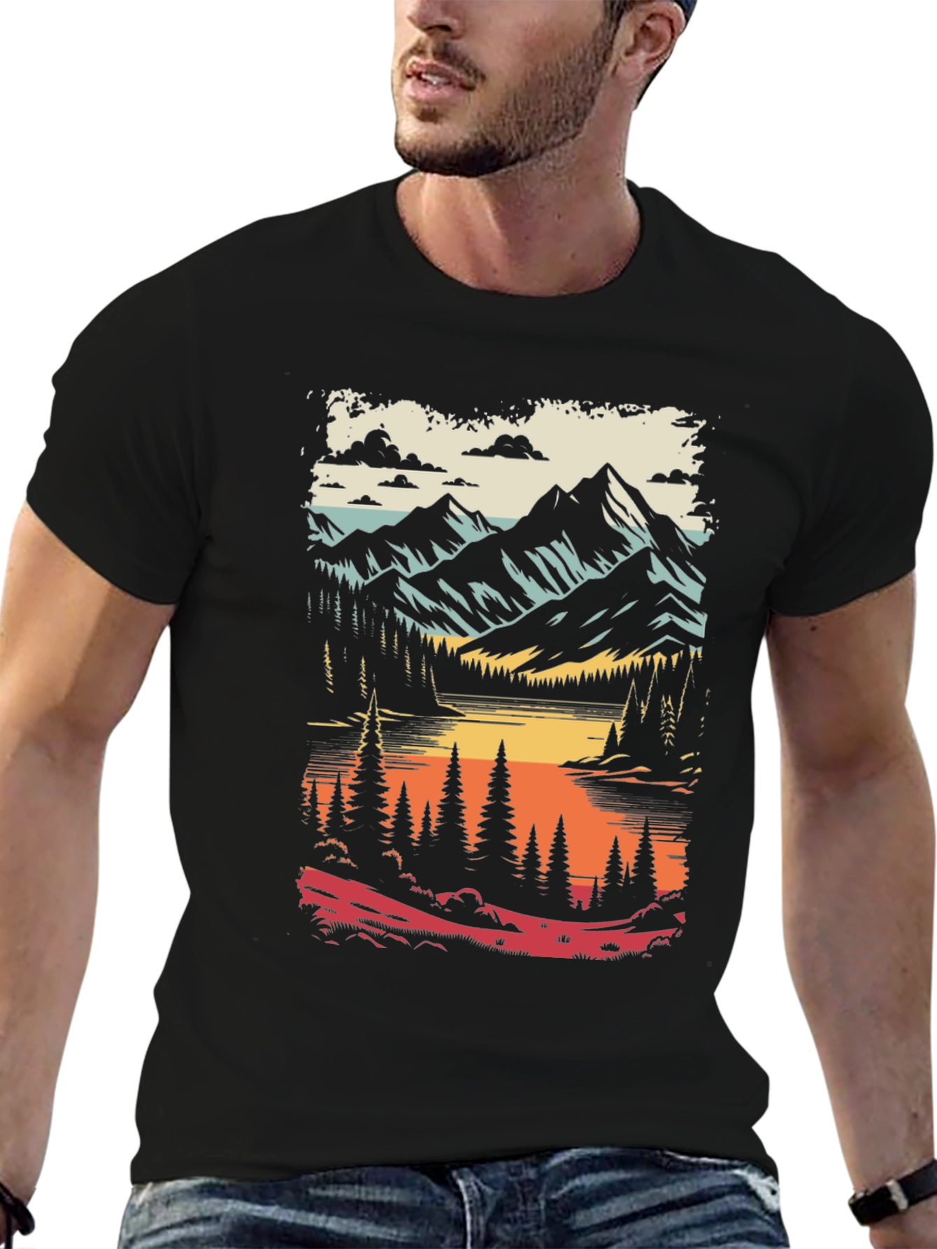 Mountain Lake Graphic Tee - Adventure Ready
