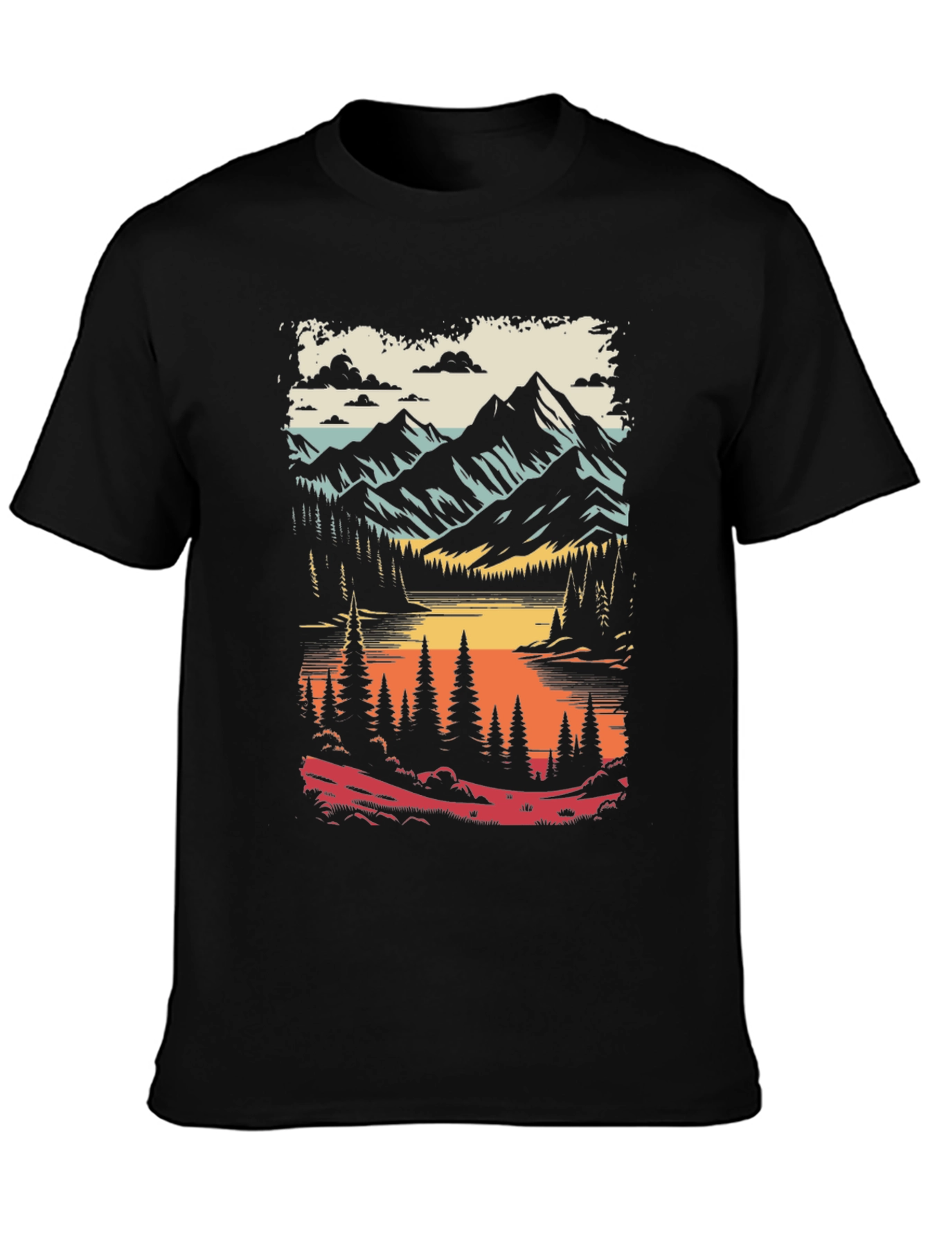 Mountain Lake Graphic Tee - Adventure Ready