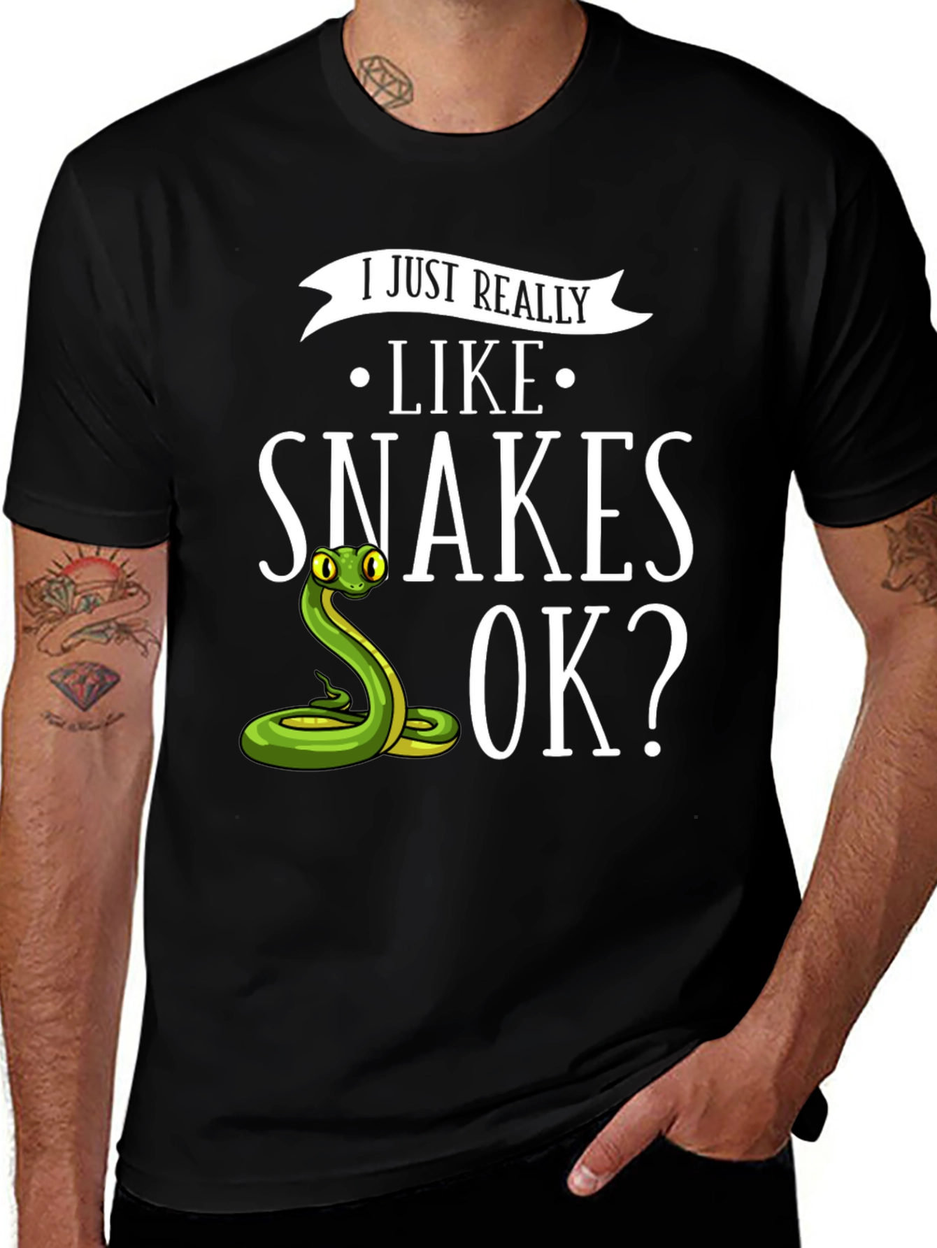 I Just Really Like Snakes OK? T-Shirt