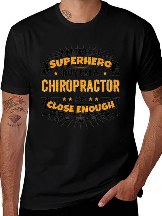 Chiropractor Superhero T-Shirt - Gift for Chiropractors