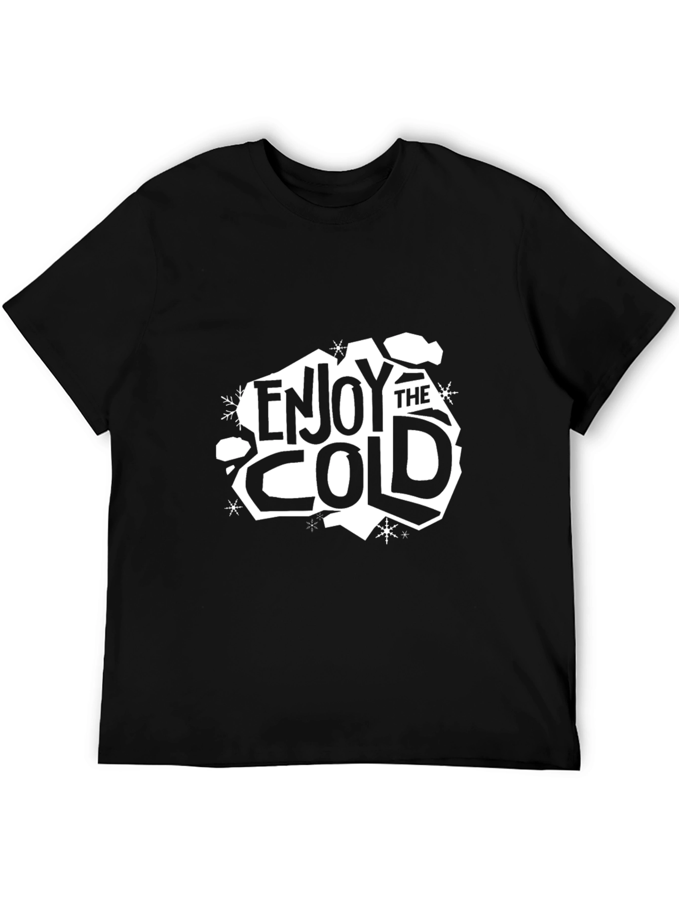 Enjoy the Cold Black Graphic Tee