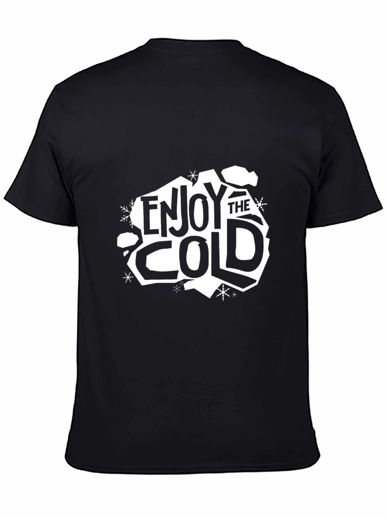 Enjoy the Cold Black Graphic Tee