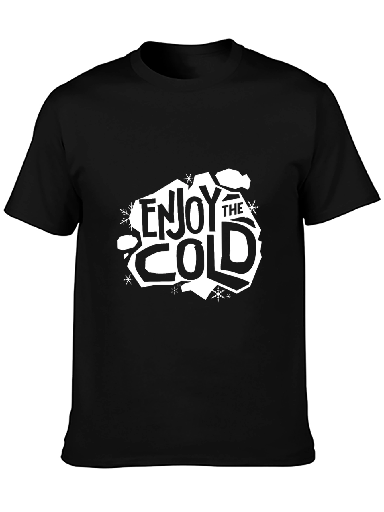 Enjoy the Cold Black Graphic Tee