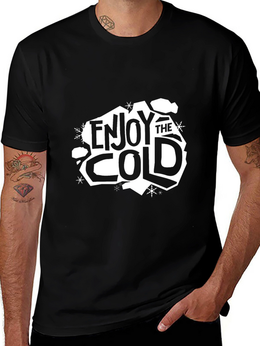 Enjoy the Cold Black Graphic Tee