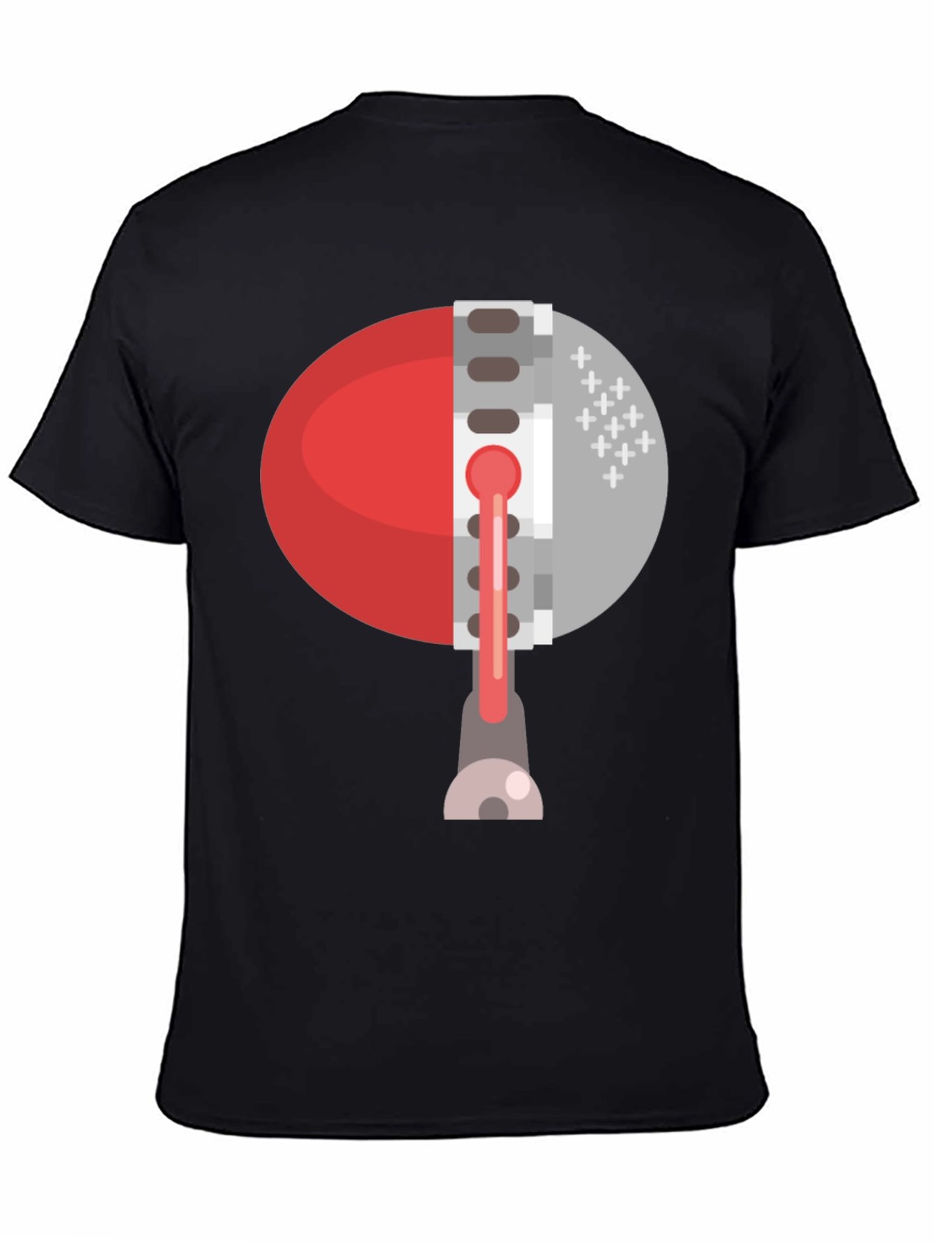 Abstract Zipper Graphic Tee - Unique Fashion Statement