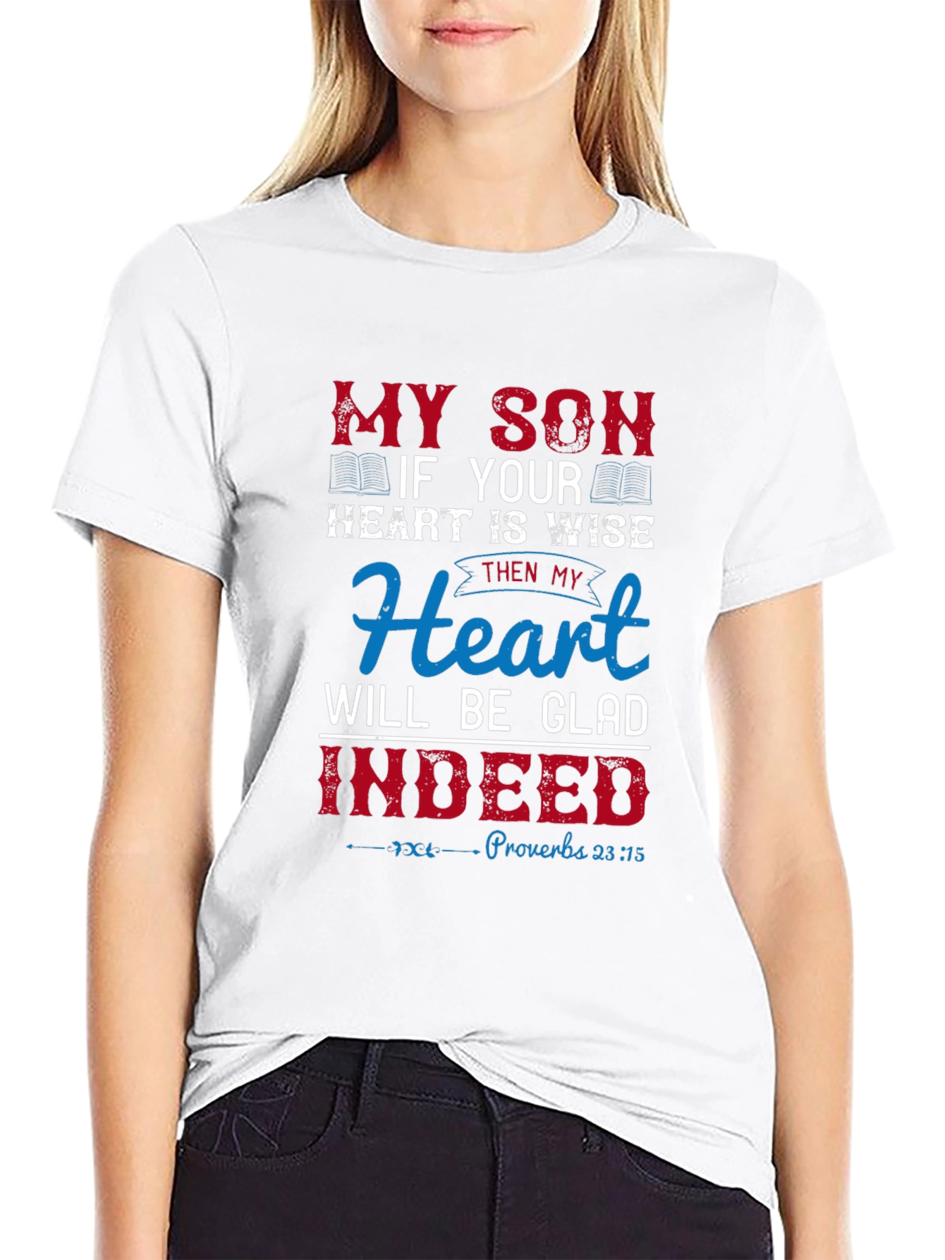 My Son Heart is Wise Graphic T-Shirt