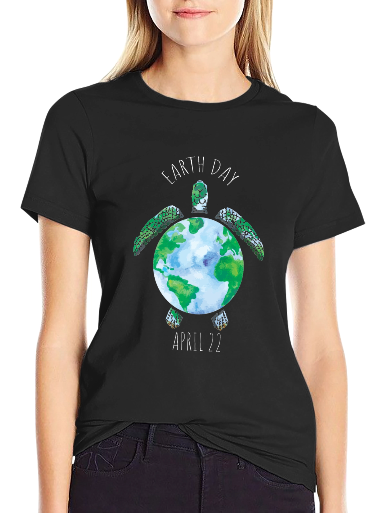 Earth Day Turtle Graphic Tee - April 22