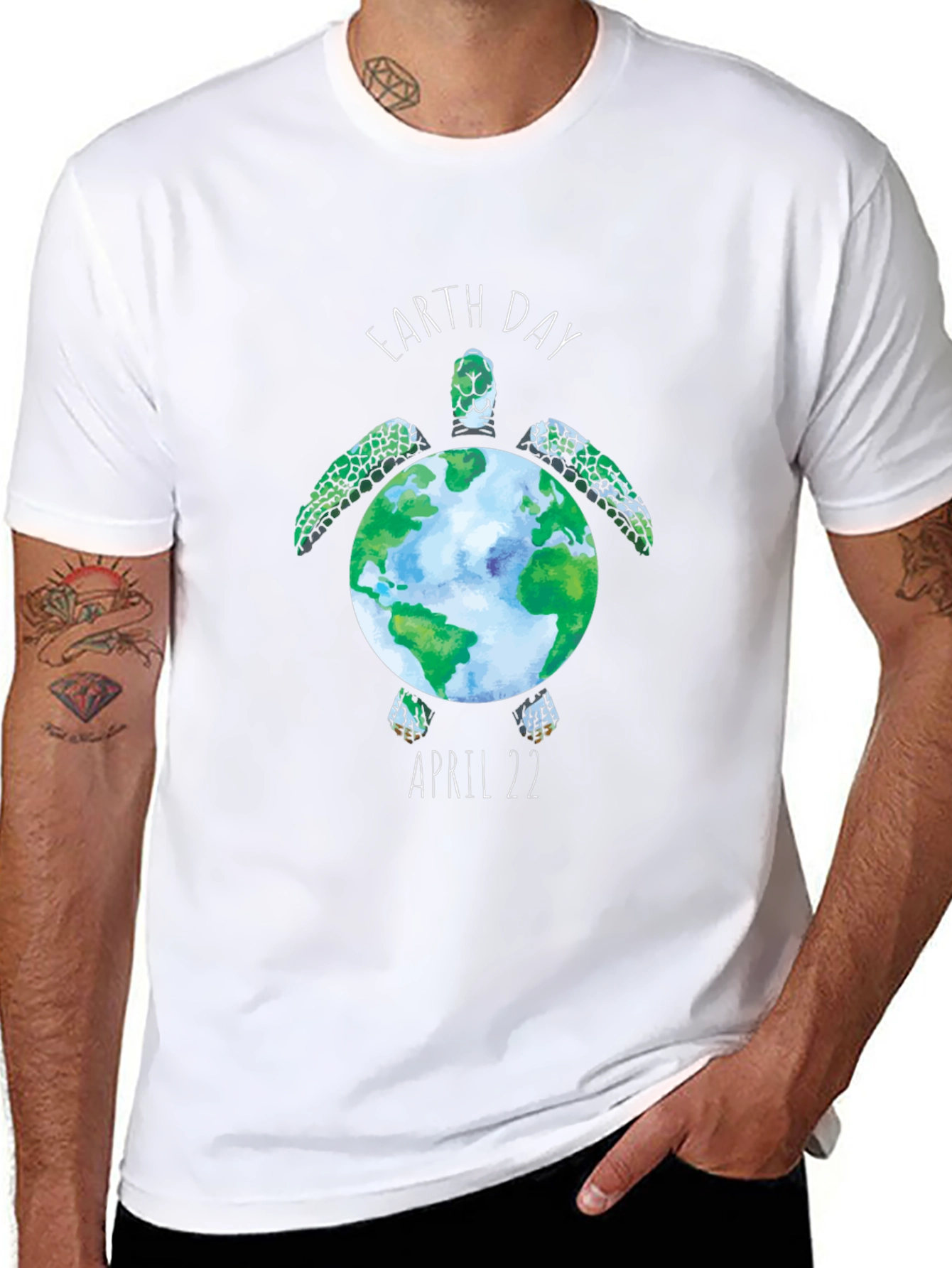Earth Day Turtle Graphic Tee - April 22
