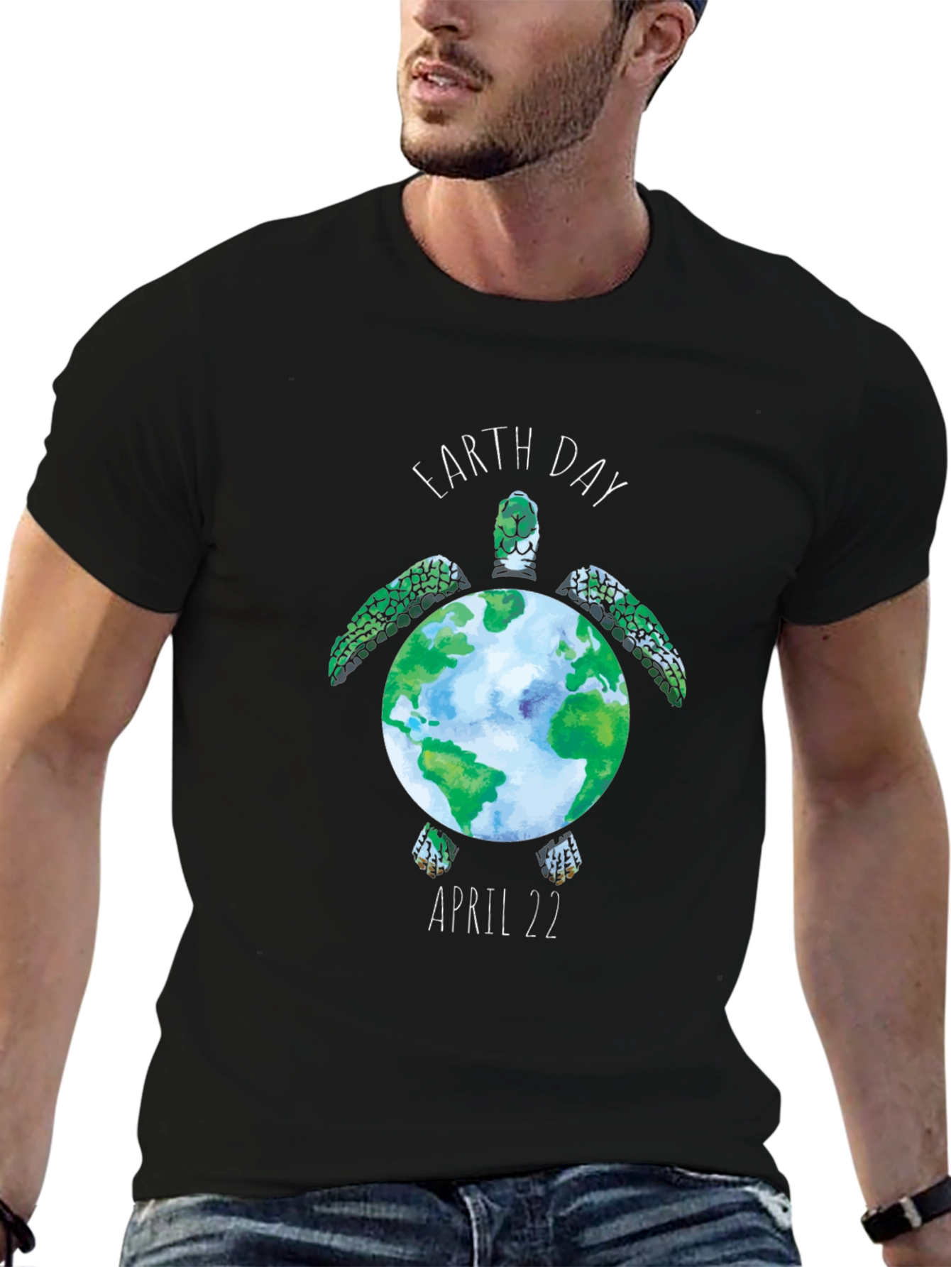 Earth Day Turtle Graphic Tee - April 22