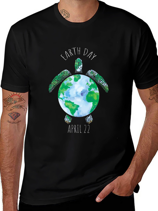 Earth Day Turtle Graphic Tee - April 22