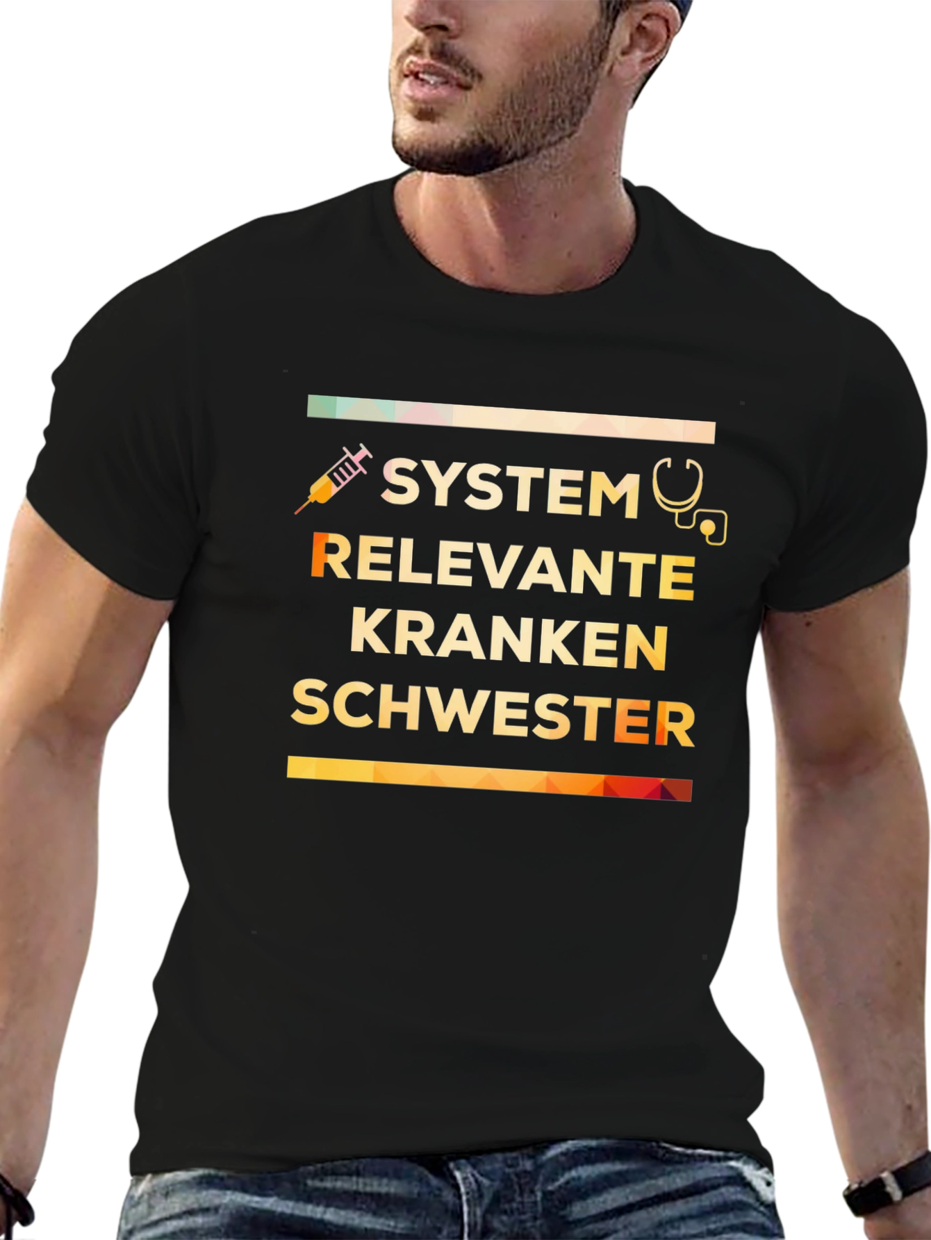 System Relevant Nurse T-Shirt - Black Unisex Tee