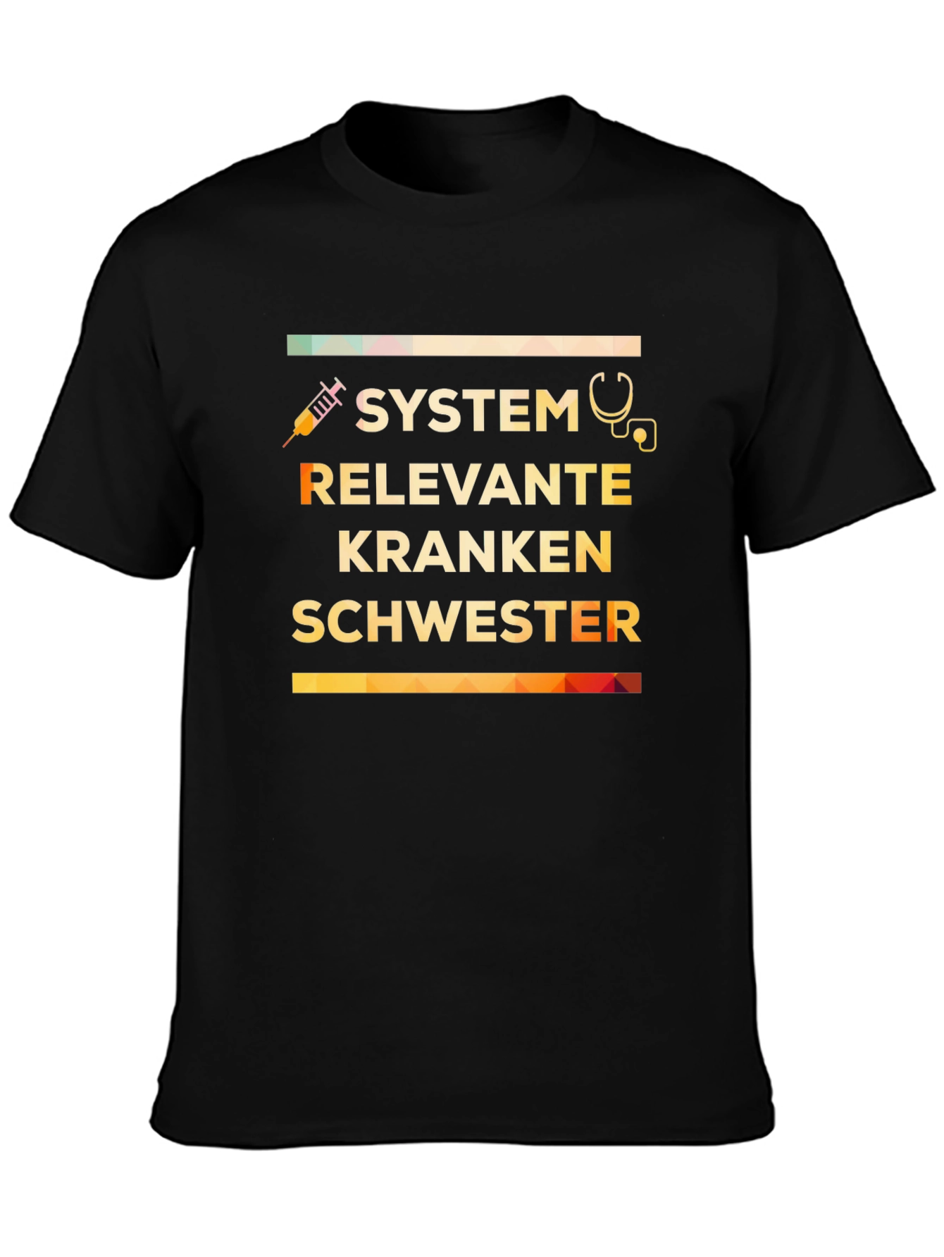 System Relevant Nurse T-Shirt - Black Unisex Tee