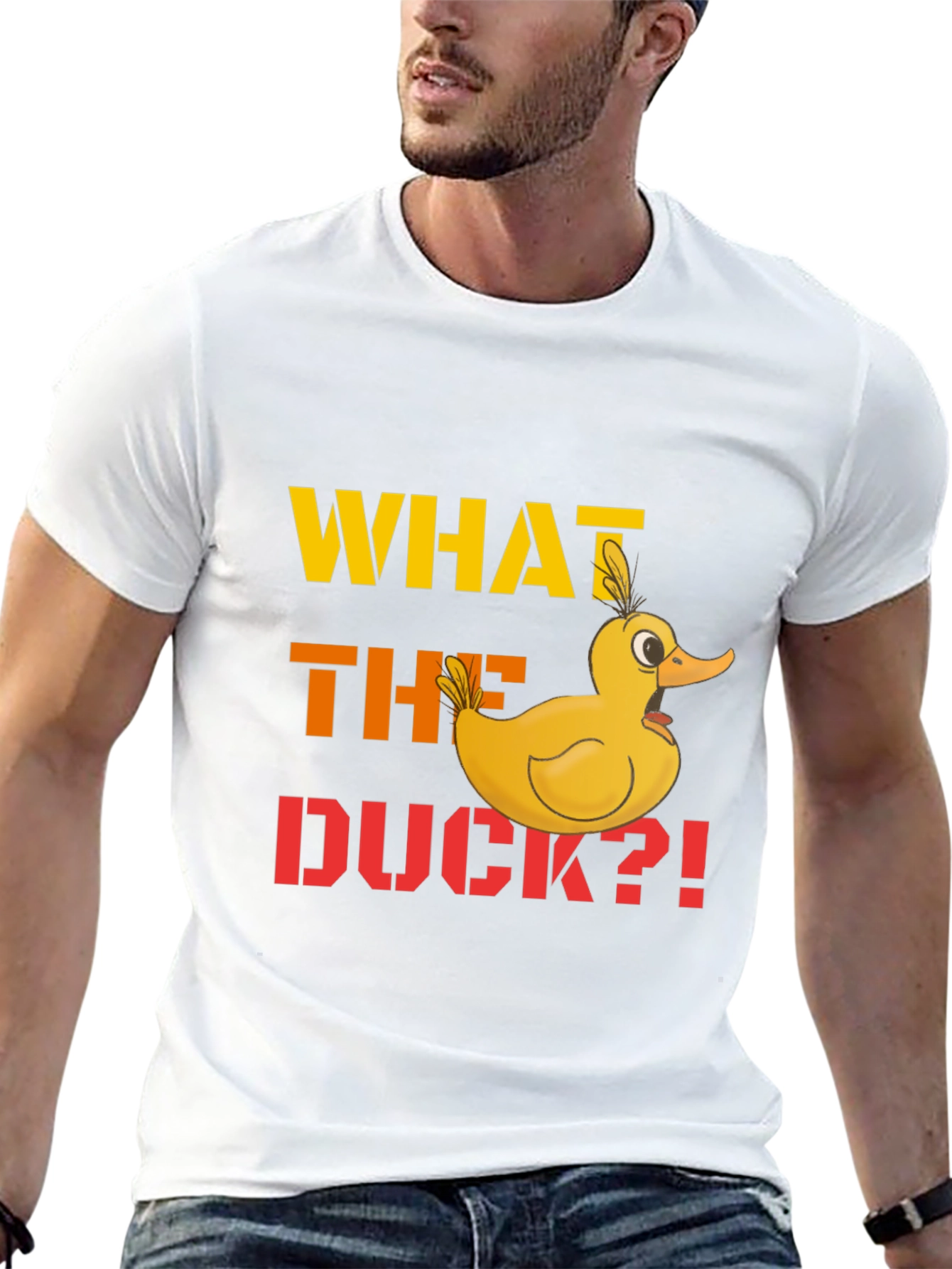 What the Duck T-Shirt - Funny Cartoon Duck Tee