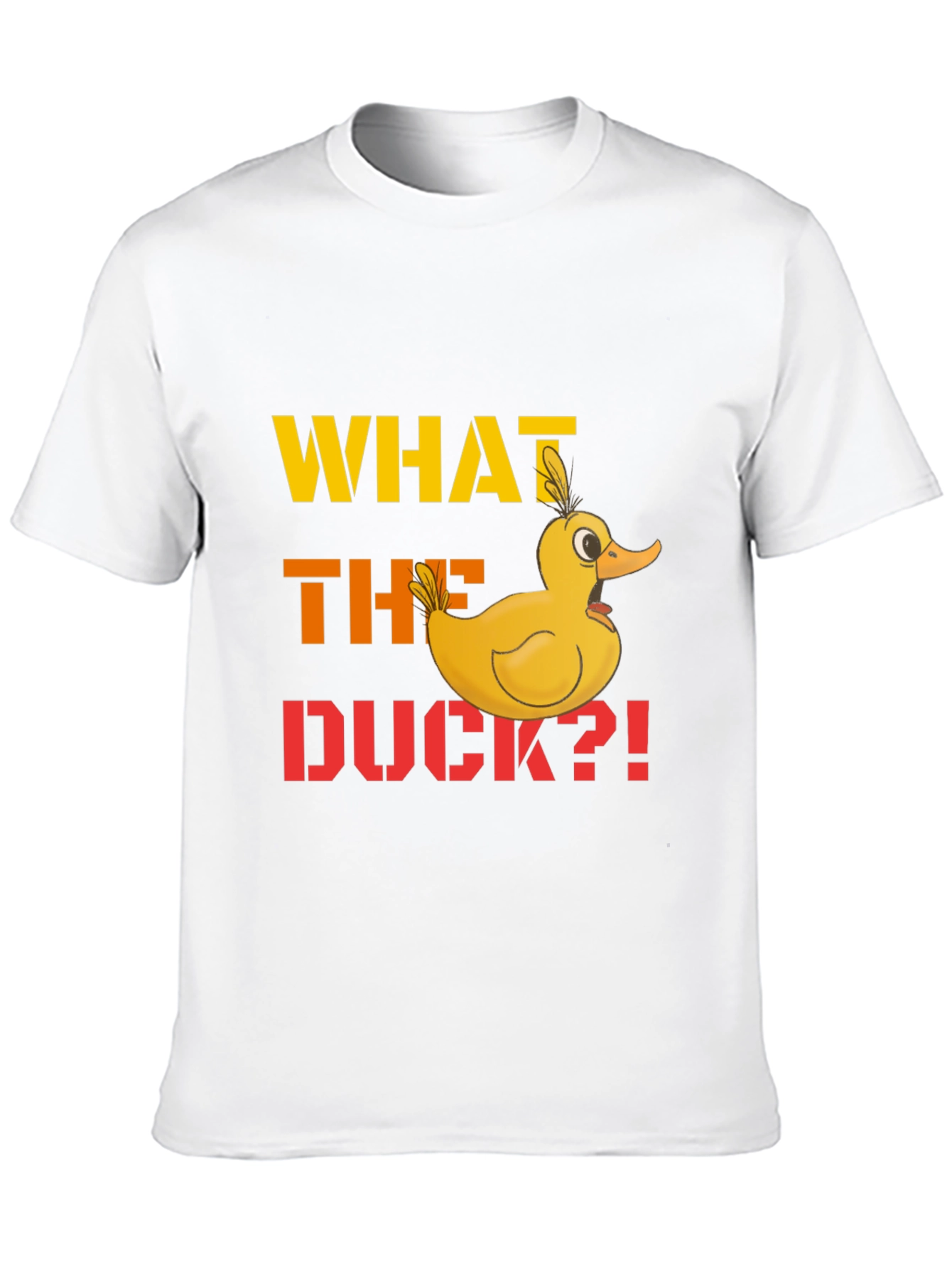 What the Duck T-Shirt - Funny Cartoon Duck Tee