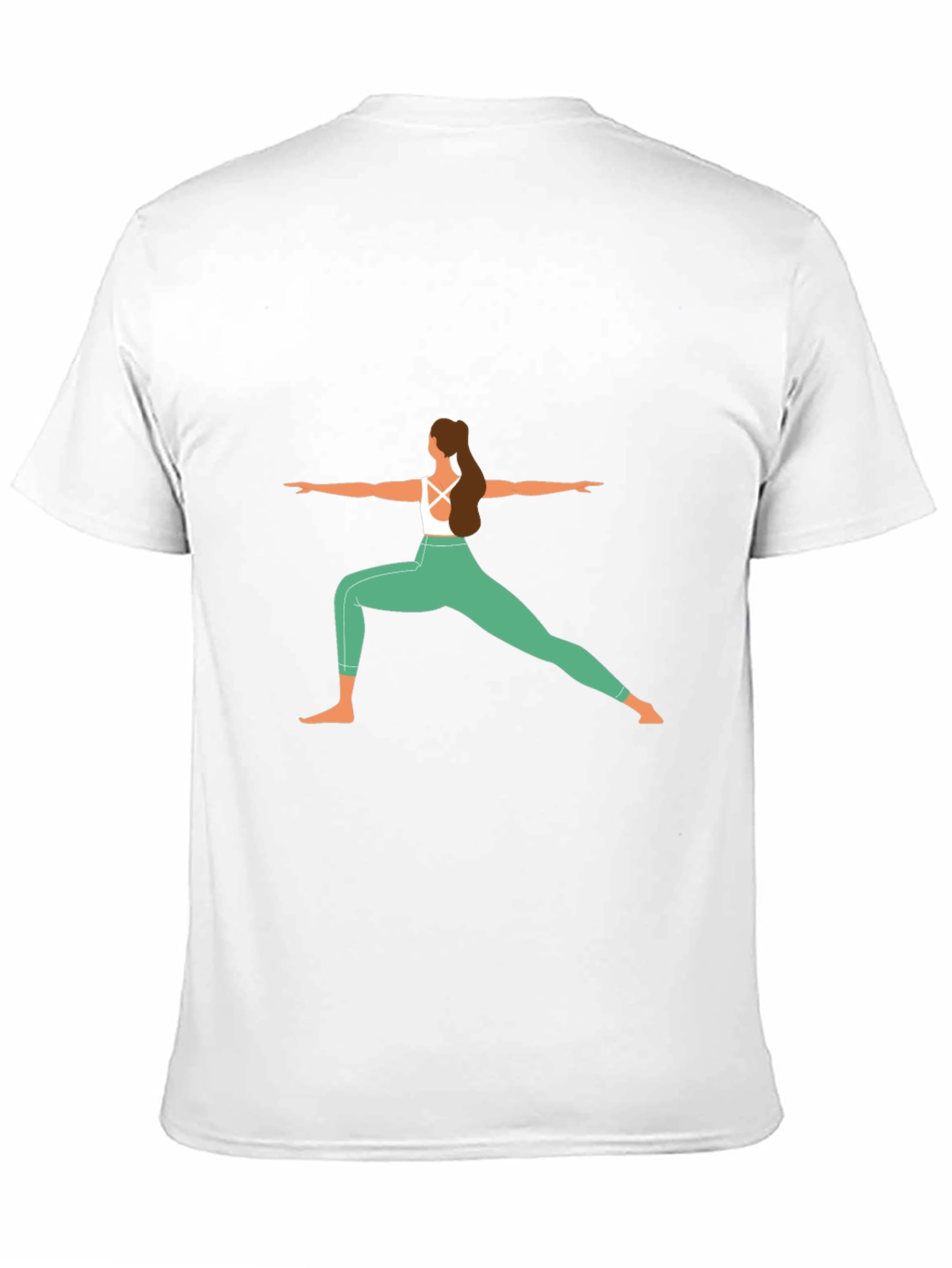 Yoga Pose Graphic Tee - Zen Style