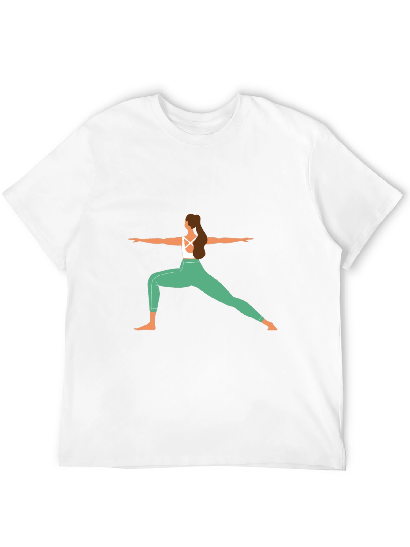 Yoga Pose Graphic Tee - Zen Style