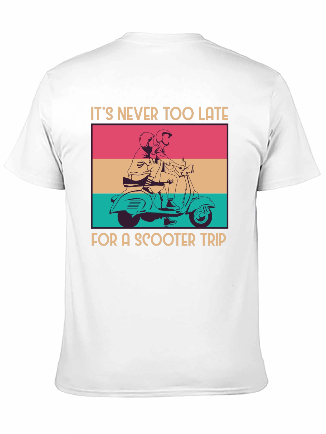 Retro Scooter Trip Graphic Tee