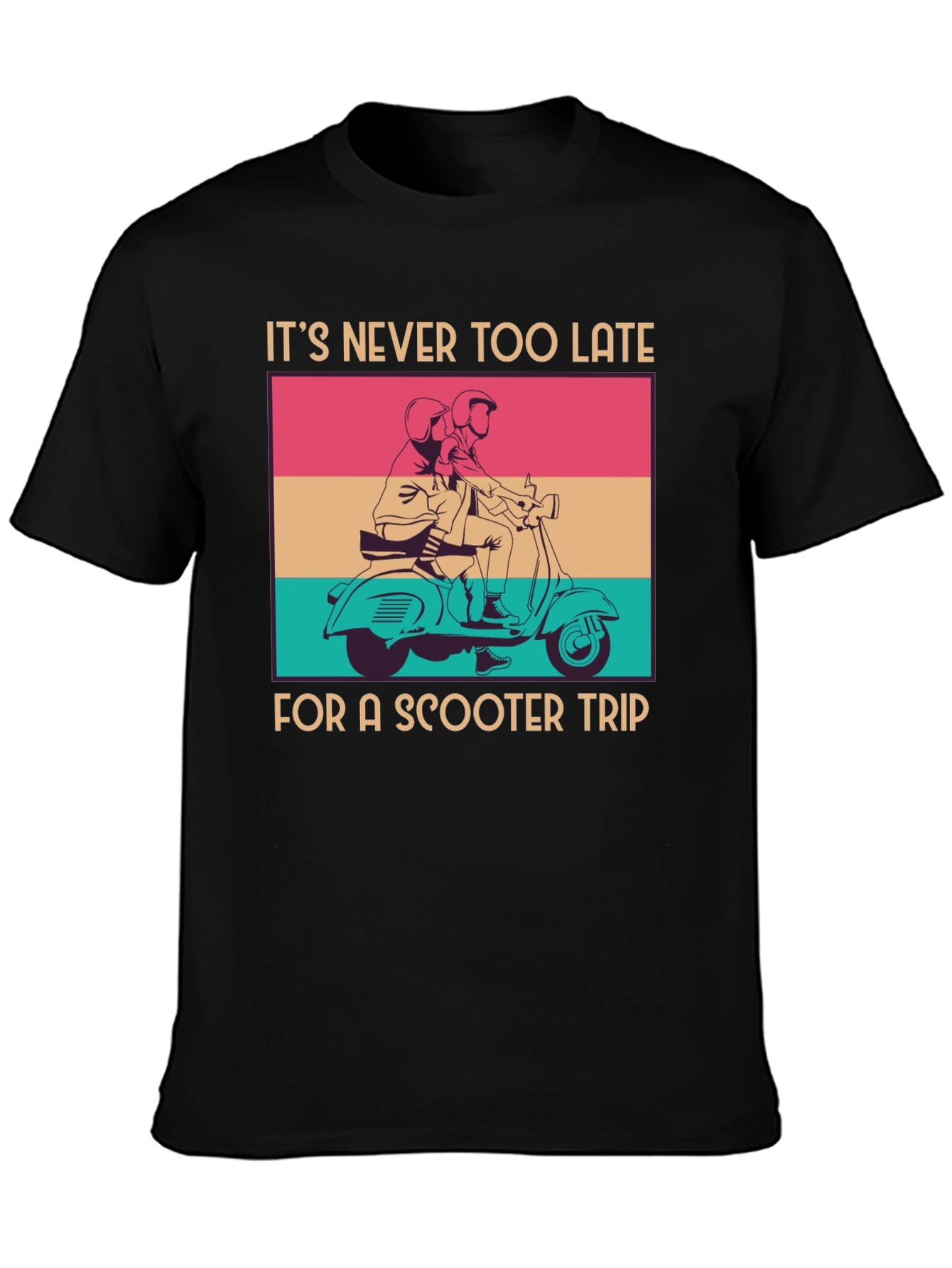 Retro Scooter Trip Graphic Tee