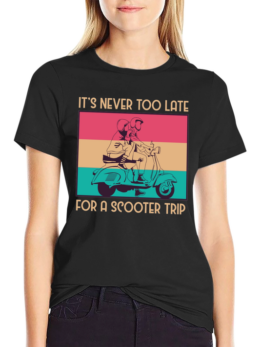 Retro Scooter Trip Graphic Tee
