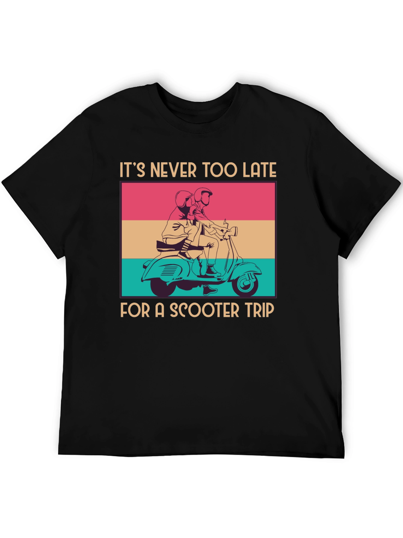 Retro Scooter Trip Graphic Tee
