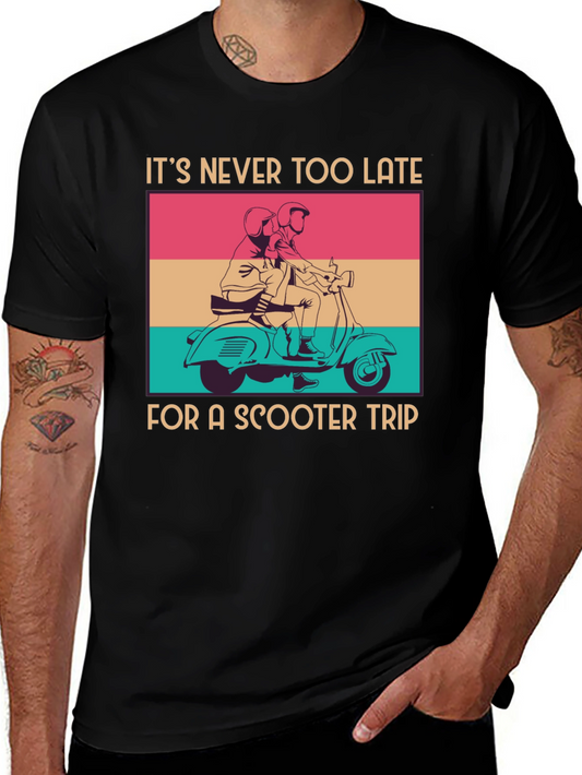Retro Scooter Trip Graphic Tee