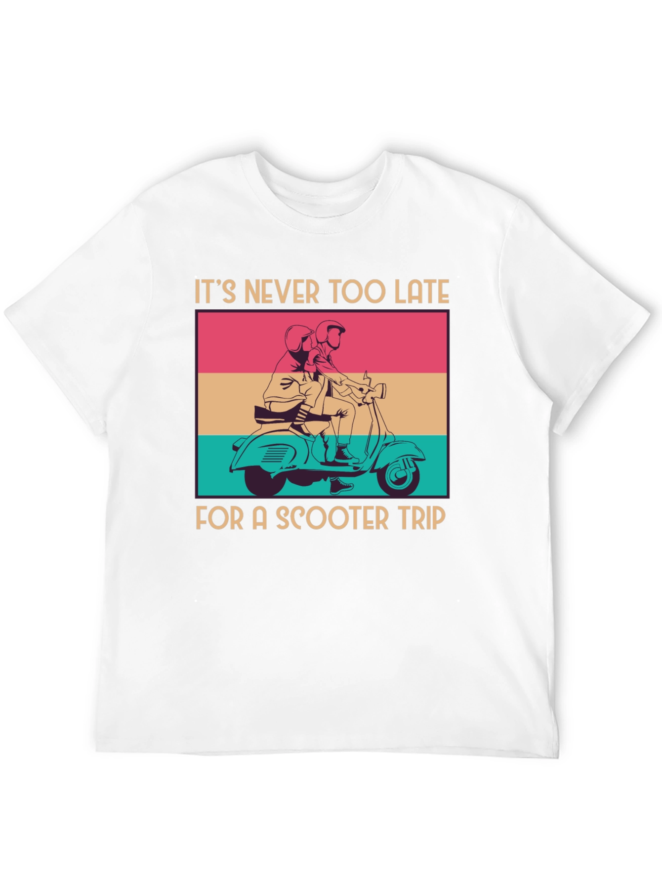 Retro Scooter Trip Graphic Tee