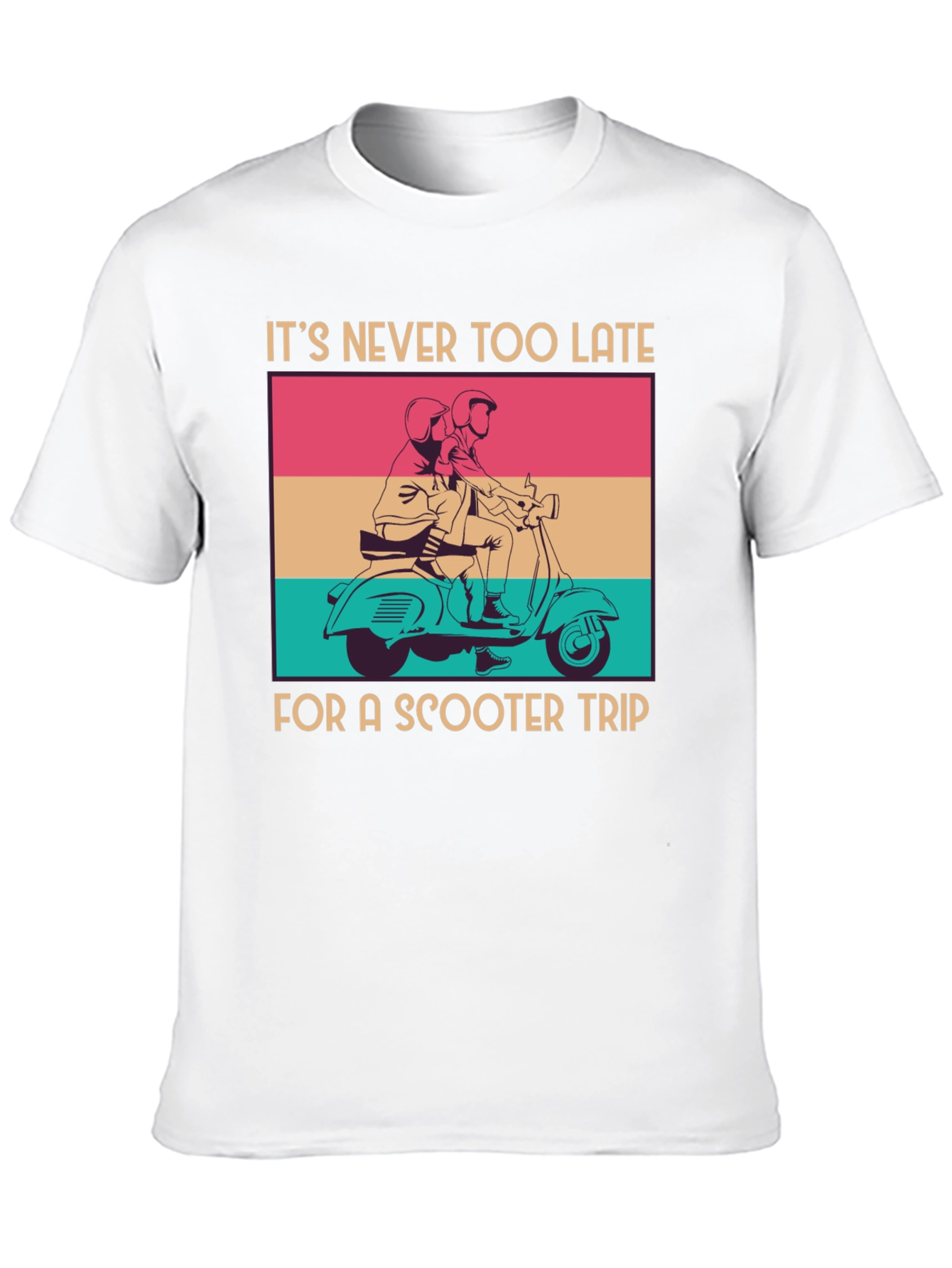 Retro Scooter Trip Graphic Tee