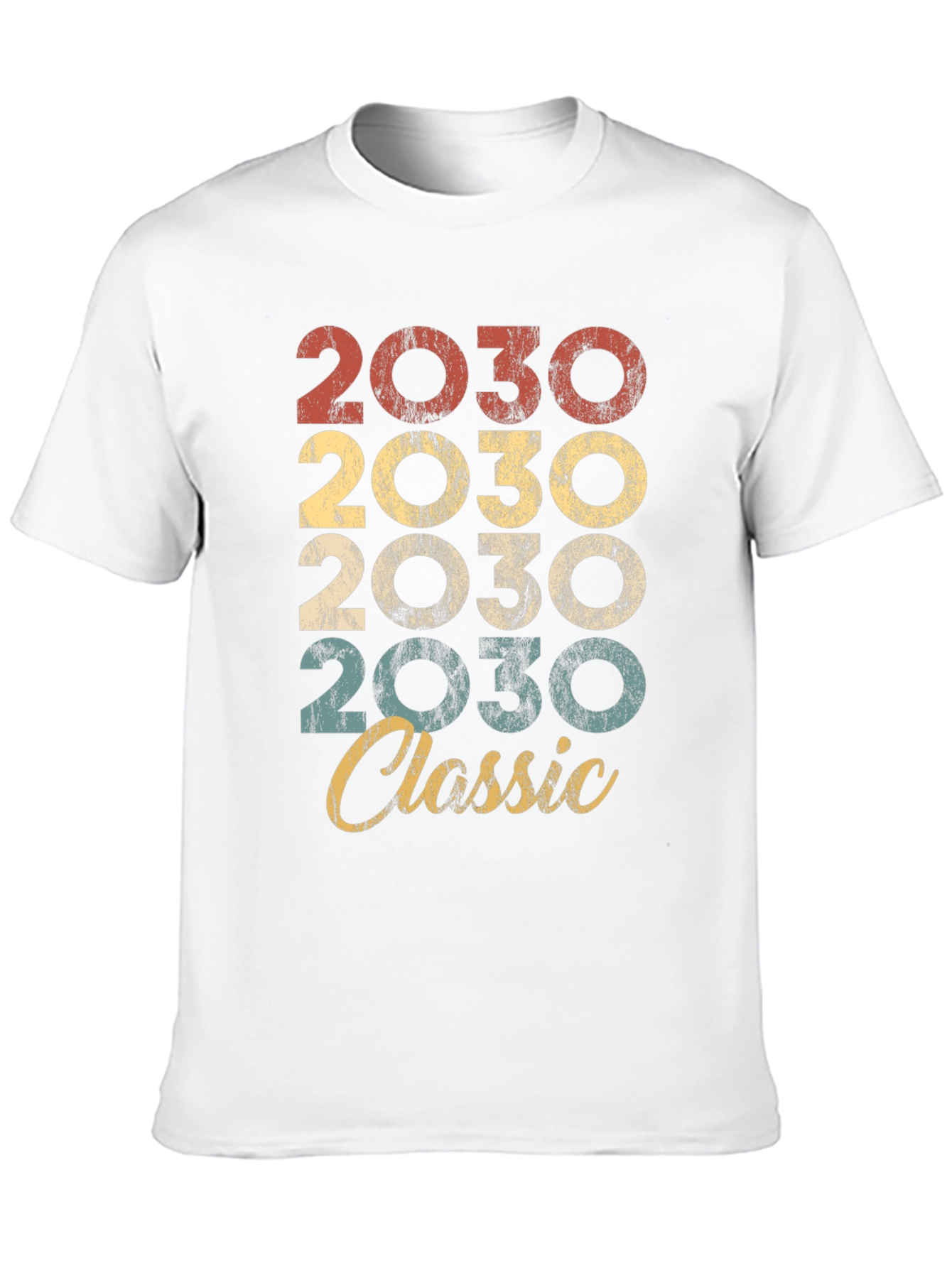 2030 Classic Retro Style T-Shirt