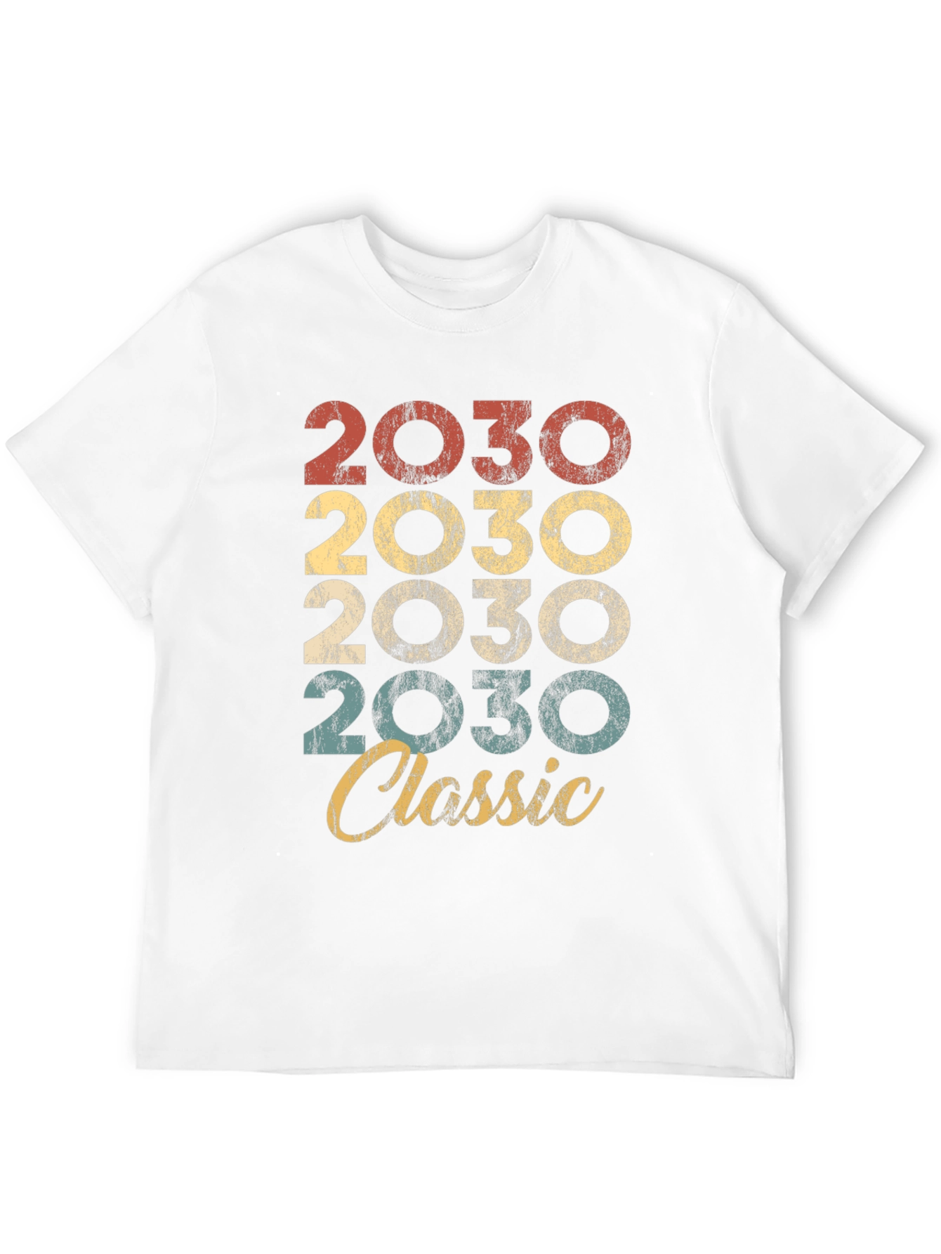 2030 Classic Retro Style T-Shirt
