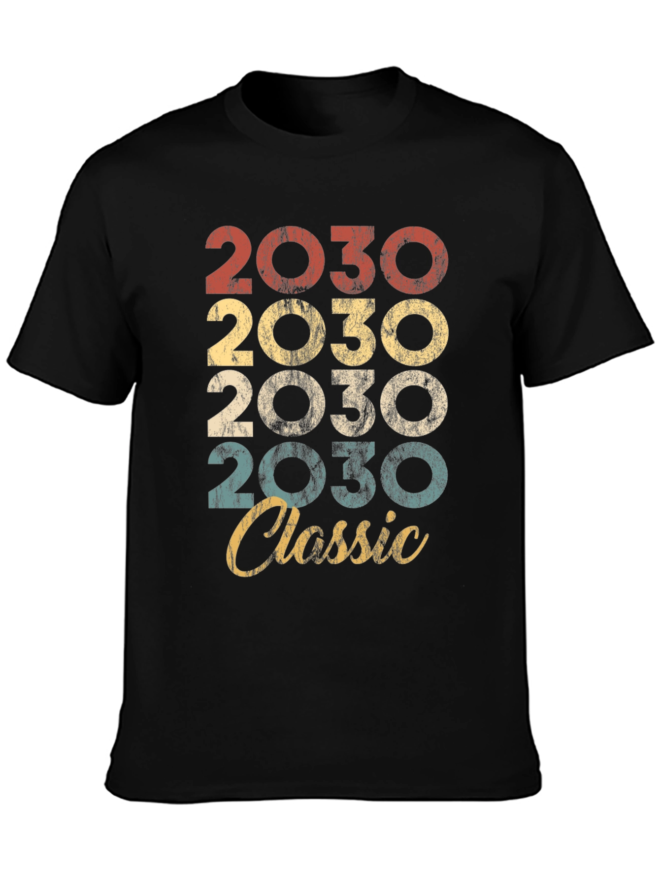 2030 Classic Retro Style T-Shirt