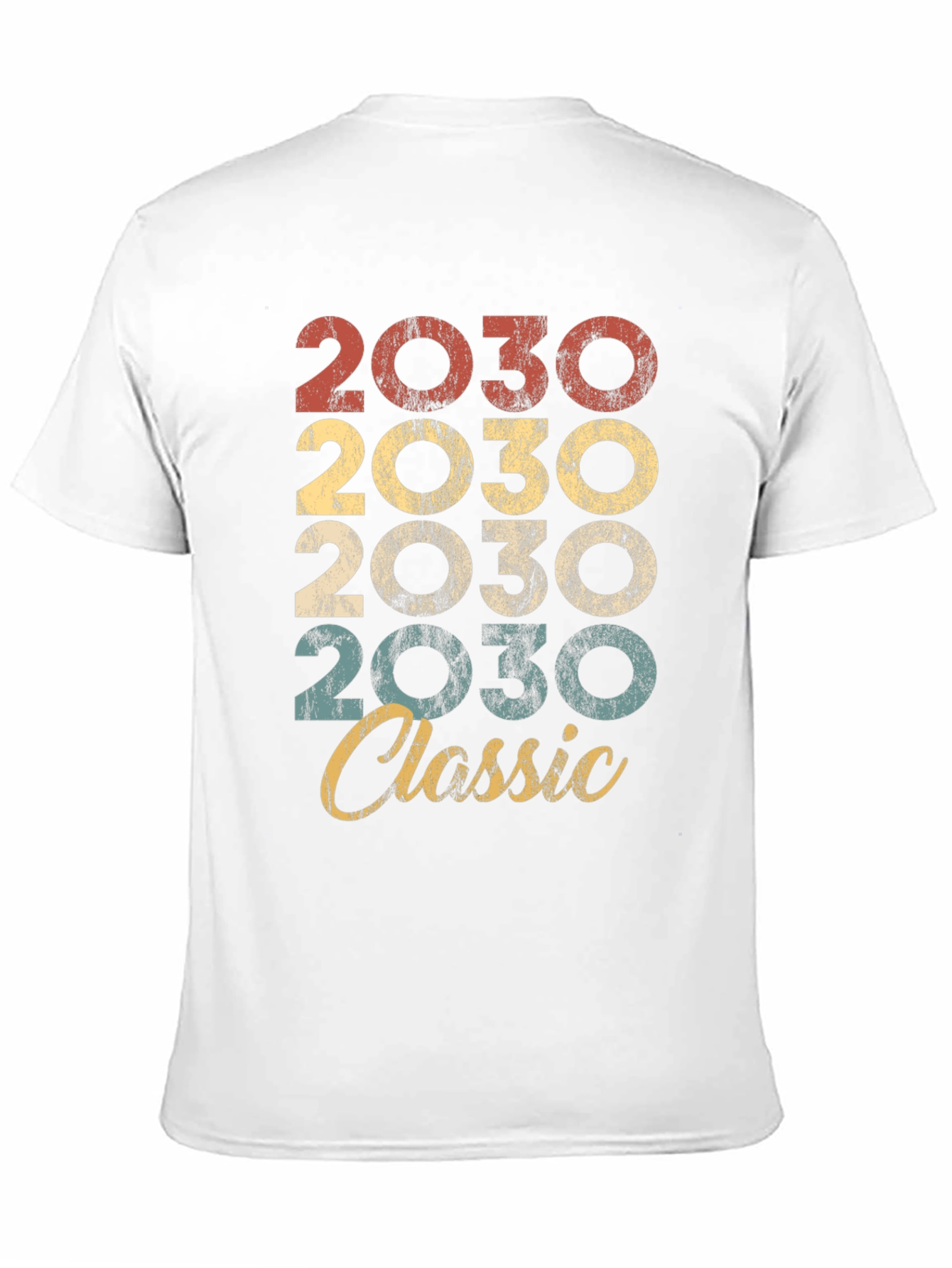 2030 Classic Retro Style T-Shirt