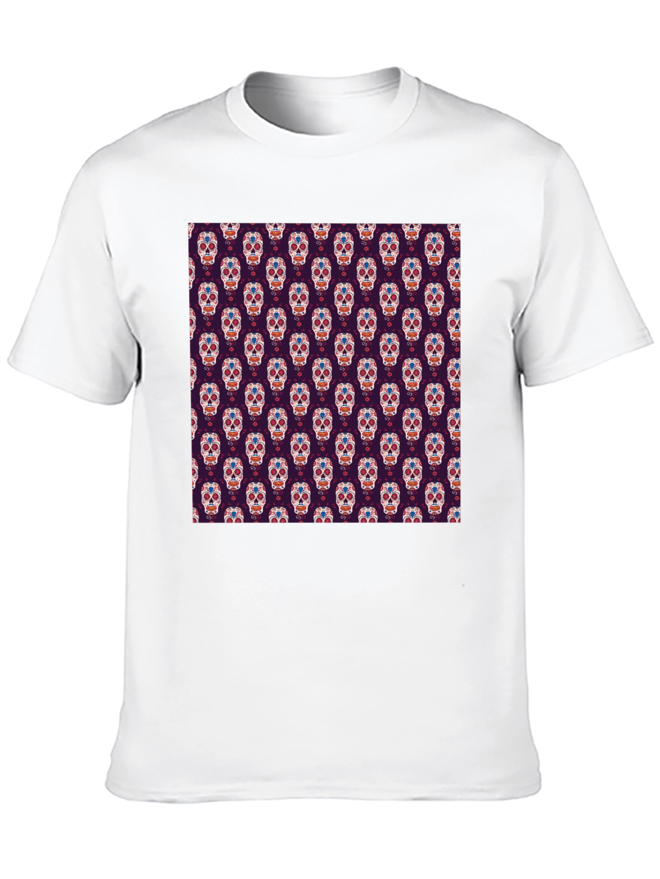 Sugar Skull T-Shirt - Day of the Dead Pattern