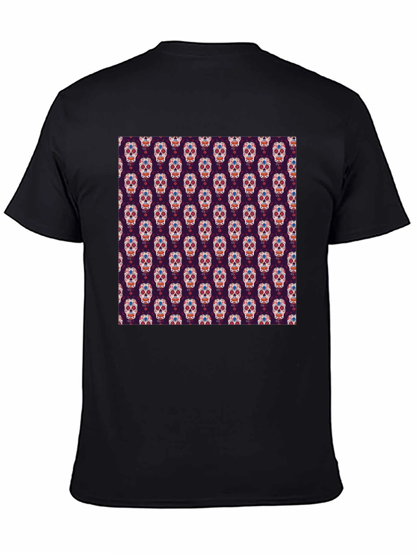 Sugar Skull T-Shirt - Day of the Dead Pattern