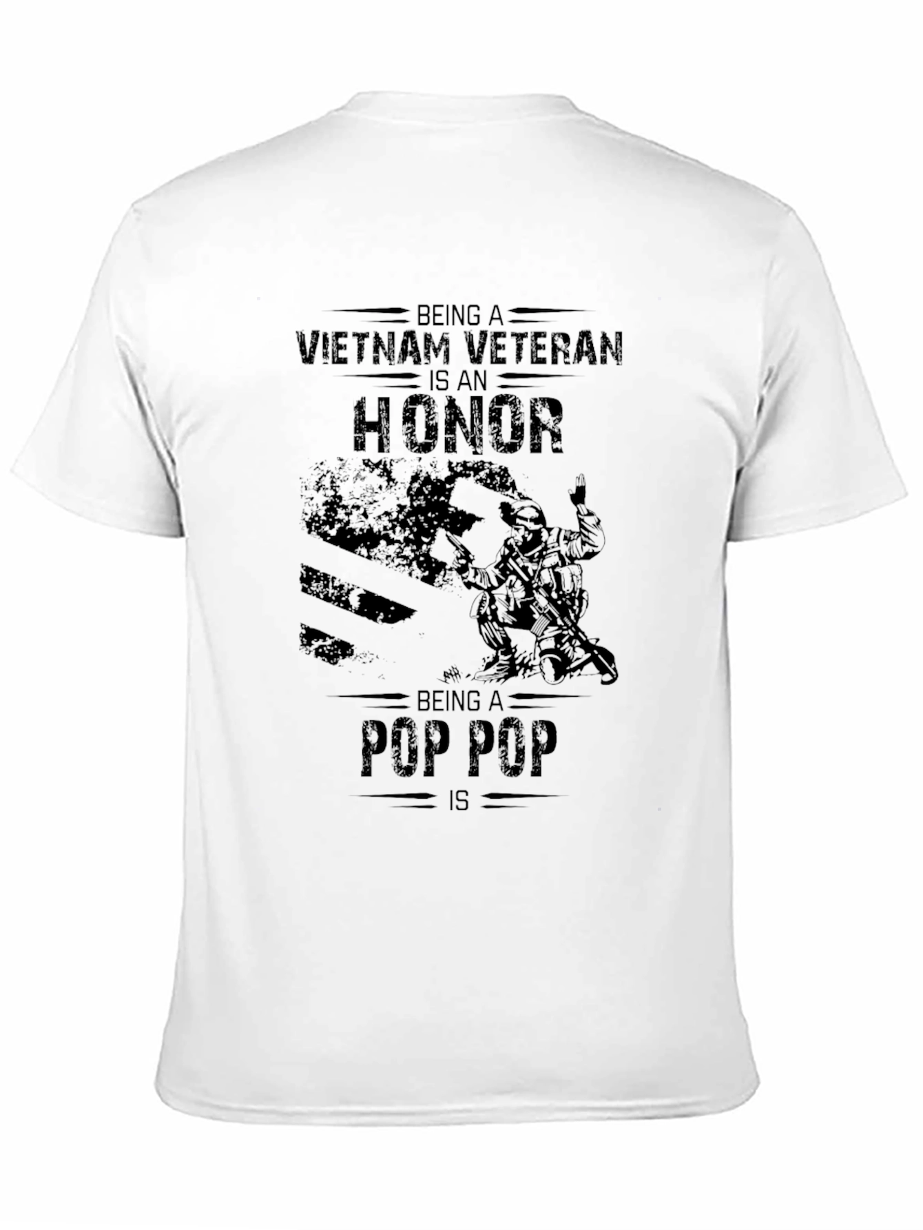 Vietnam Veteran Pop Pop Graphic Tee