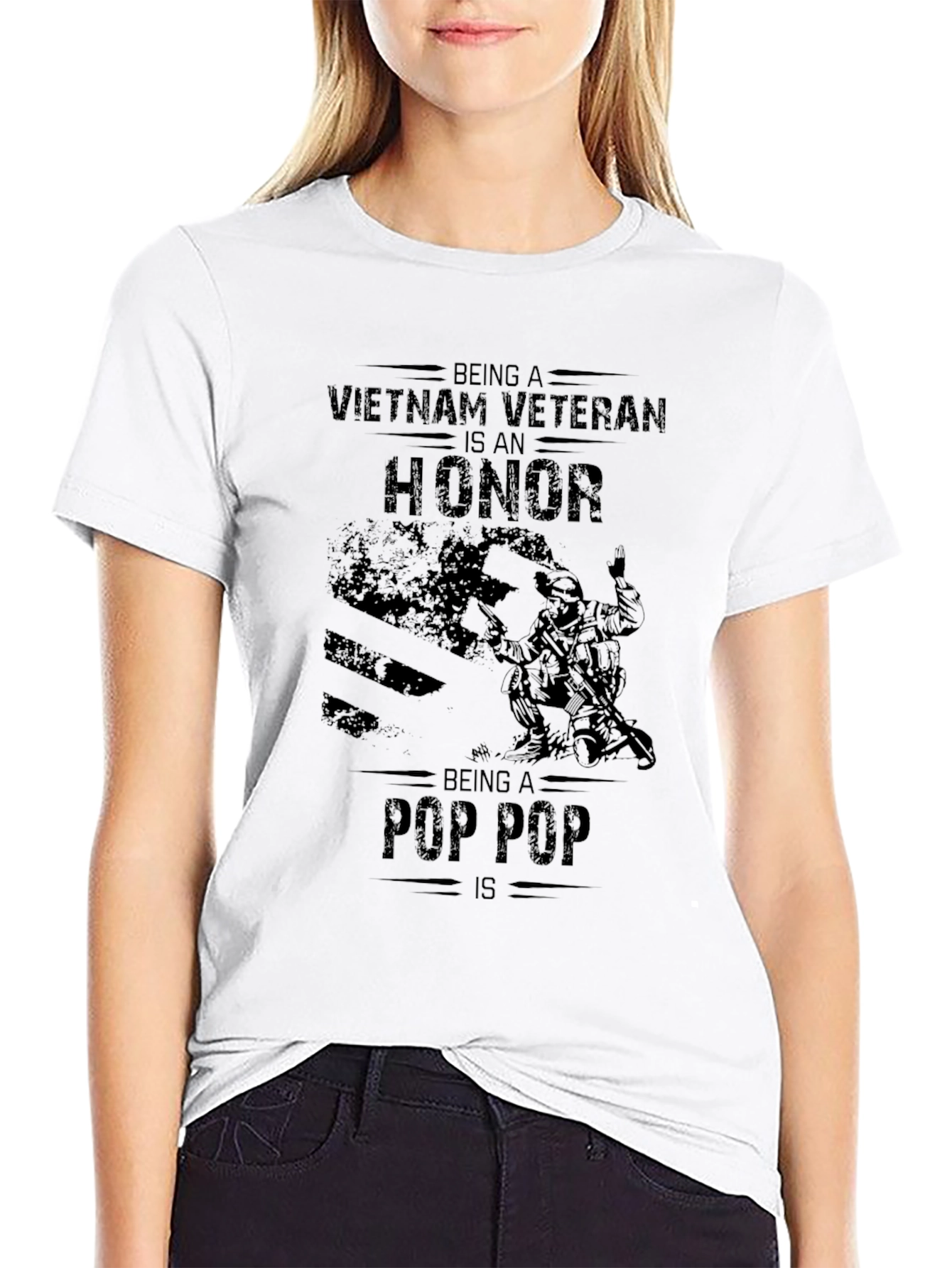 Vietnam Veteran Pop Pop Graphic Tee