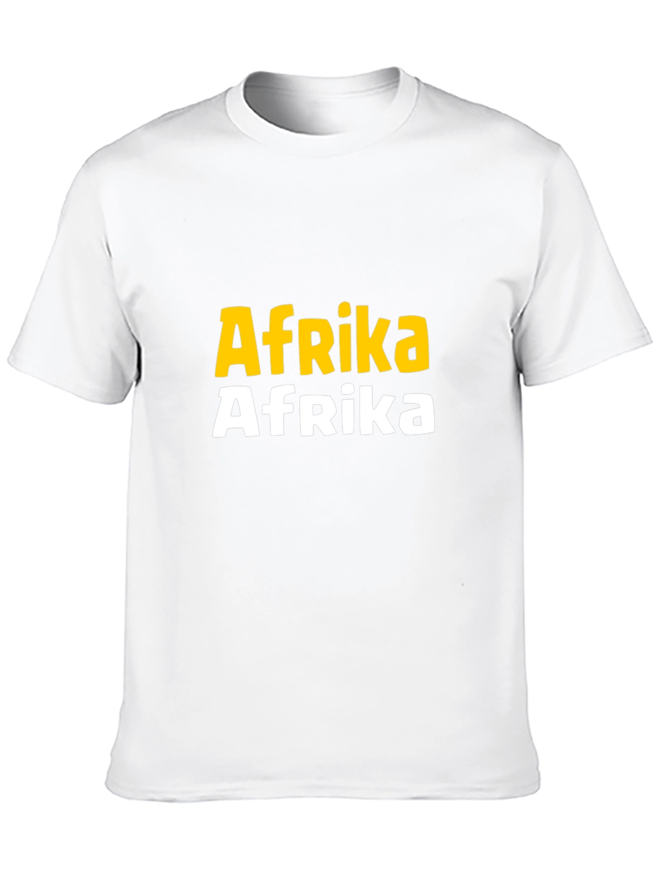 Afrika Bold Graphic Tee - Black Cotton T-Shirt