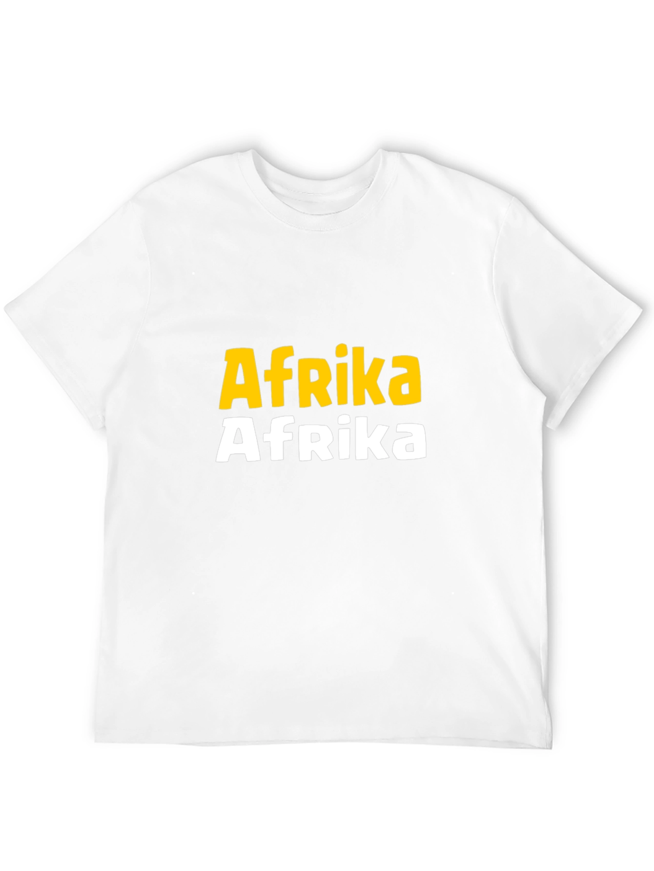 Afrika Bold Graphic Tee - Black Cotton T-Shirt