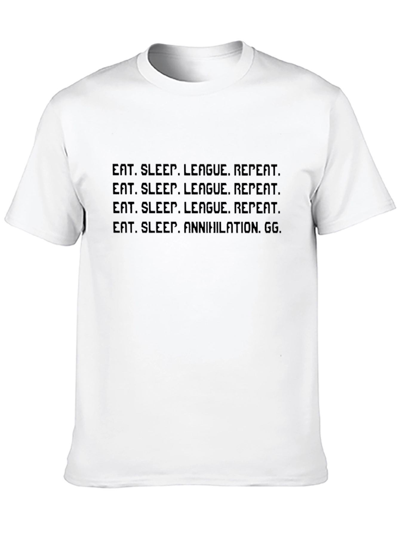 Eat Sleep League Repeat T-Shirt